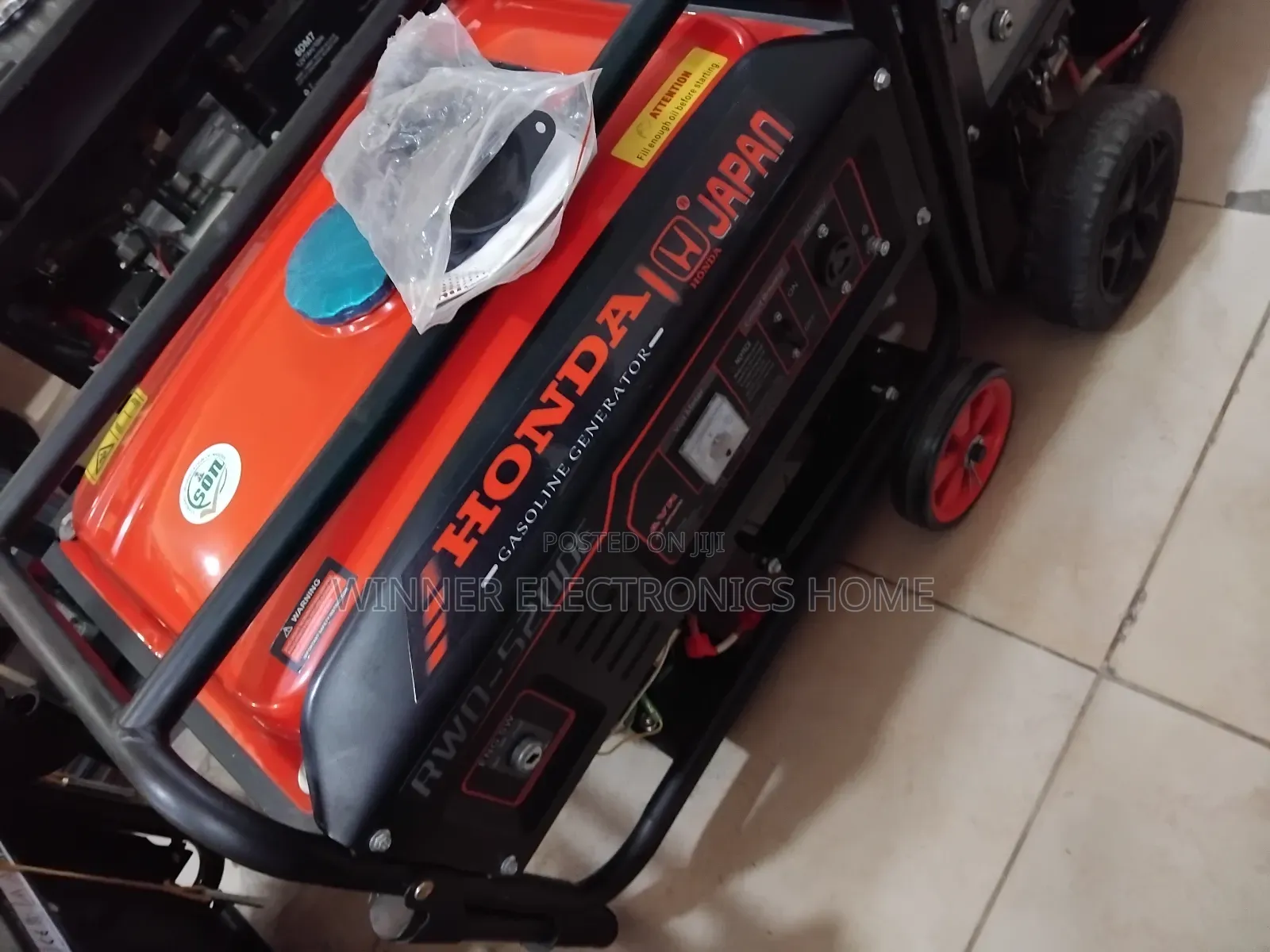 Honda Japan 3.5kva Key Starter Generator 100% Copper Coil