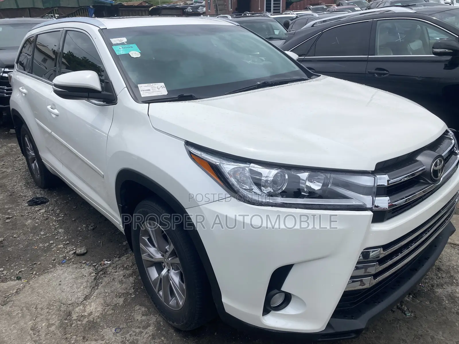 Toyota Highlander XLE V6 4x2 (3.5L 6cyl 6A) 2016 White