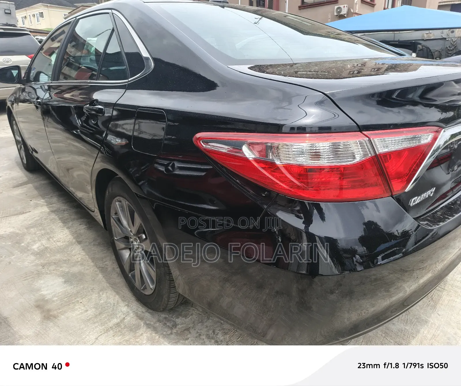Toyota Camry XLE V6 4dr Sedan (3.6L 6cyl 6A) 2016 Black