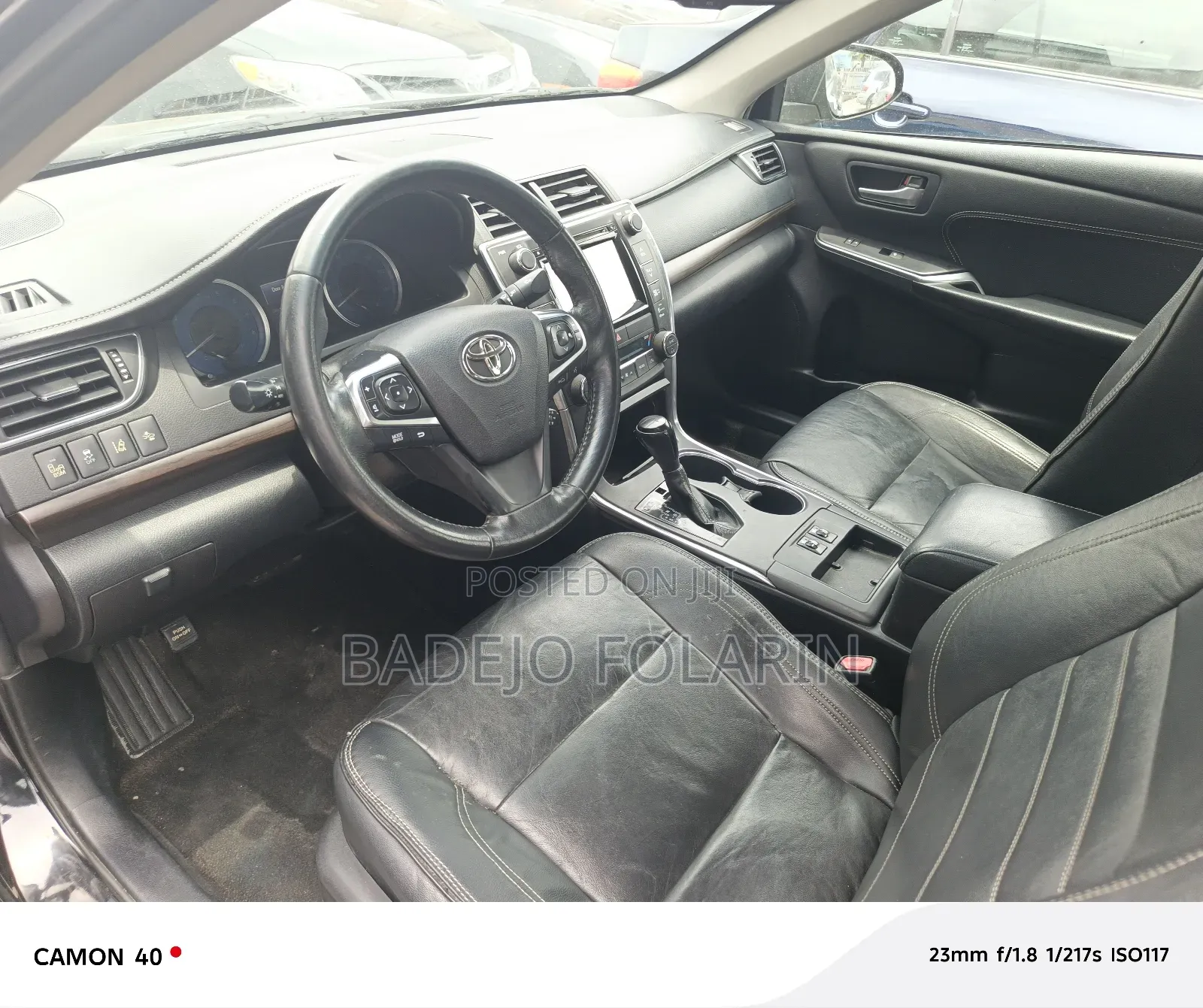 Toyota Camry XLE V6 4dr Sedan (3.6L 6cyl 6A) 2016 Black
