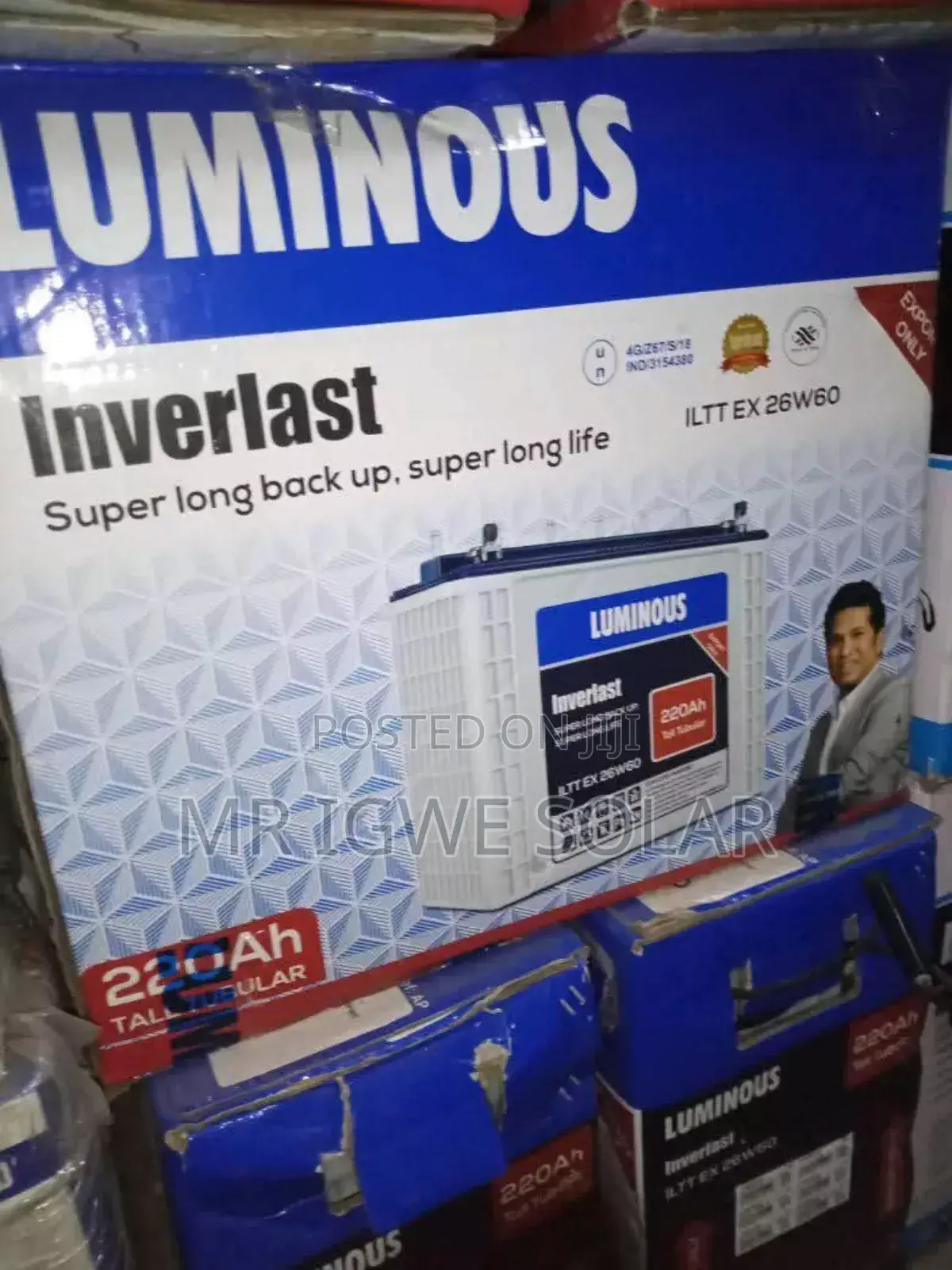 Luminous Inverlast Tubular Battery