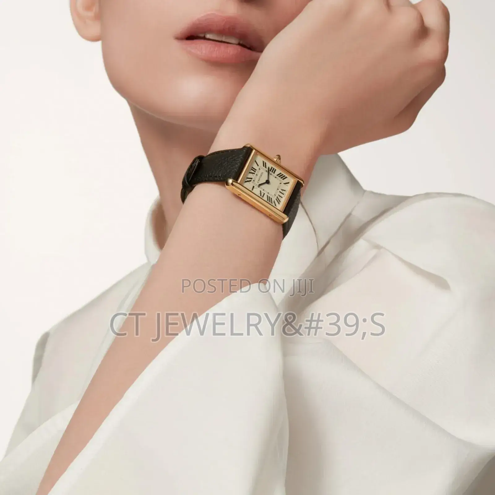 Nice Unique & Classic Cartier Tanked Wristwatch For Unisex