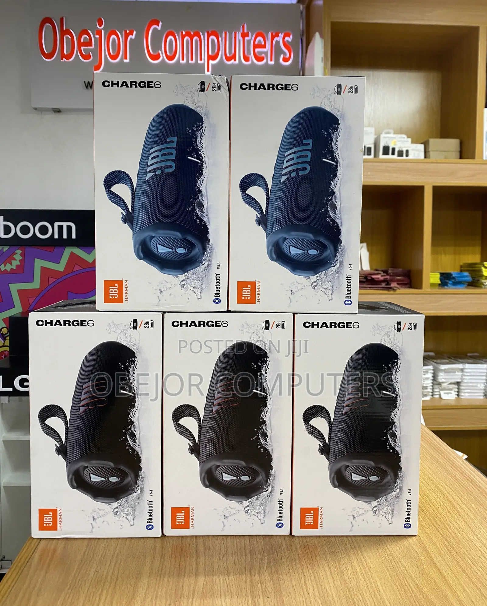 JBL Charge 6 - Portable Water Drop-Proof Bluetooth Speaker