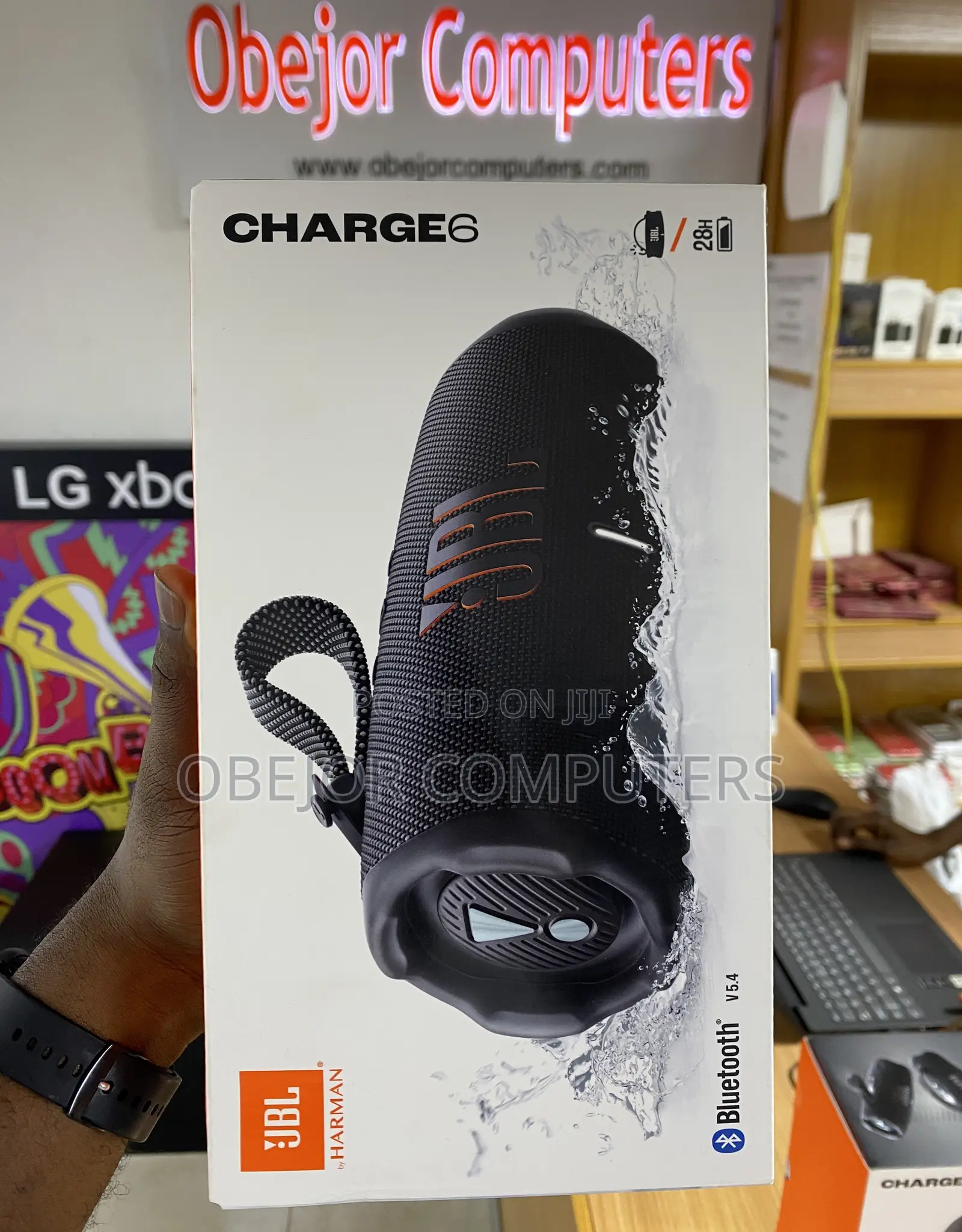JBL Charge 6 - Portable Water Drop-Proof Bluetooth Speaker