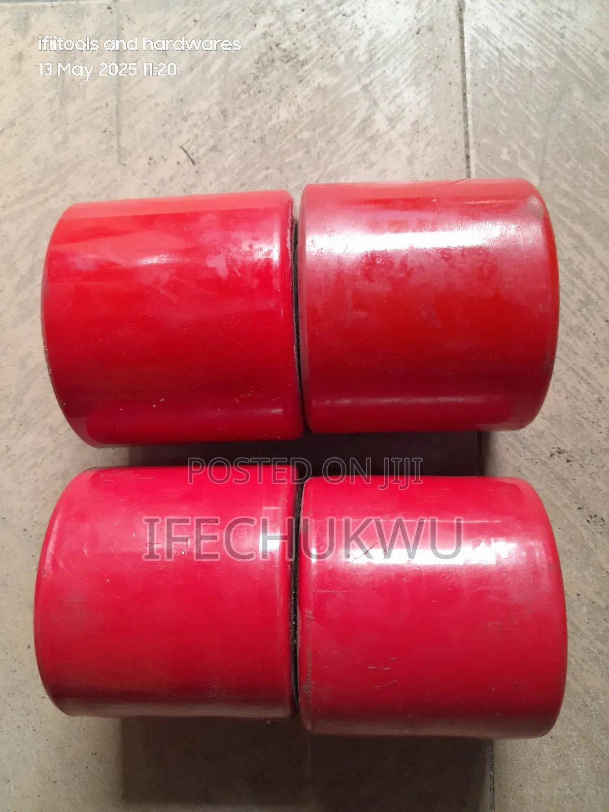 Red Pallet Truck Tyre