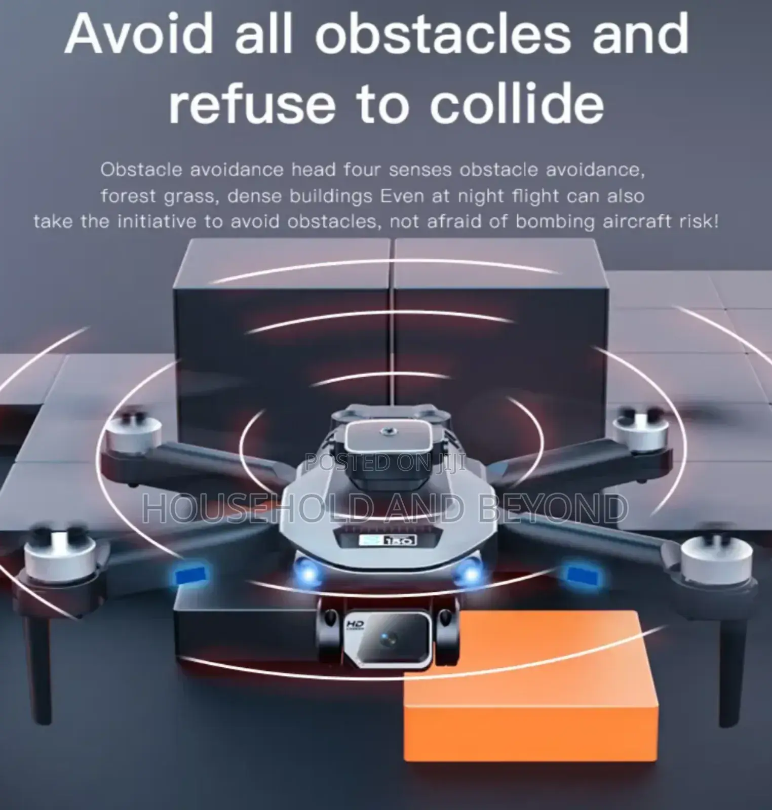 360 Standard Drone With Obstacle Avoidance Dual Camera