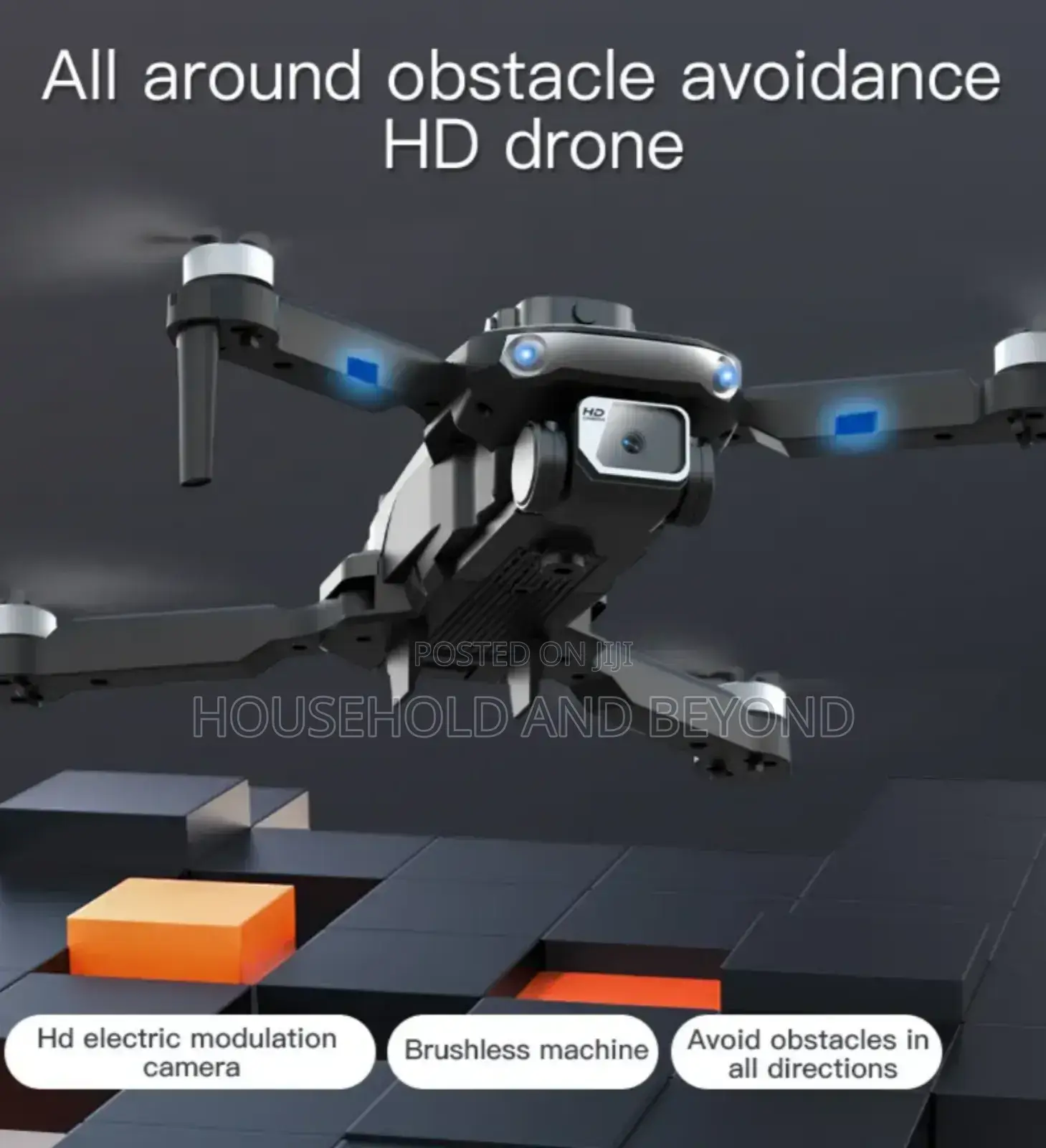 360 Standard Drone With Obstacle Avoidance Dual Camera