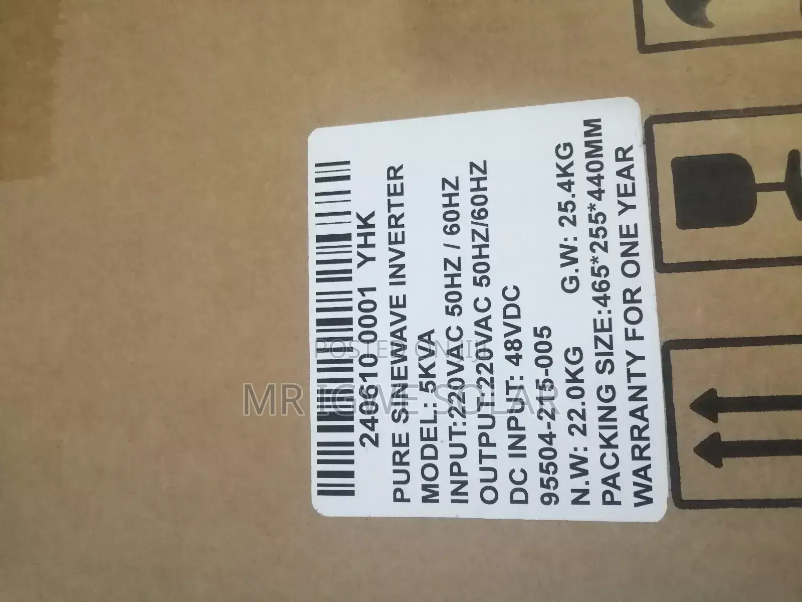Yohako Non Hybrid Inverter 5kva 48v