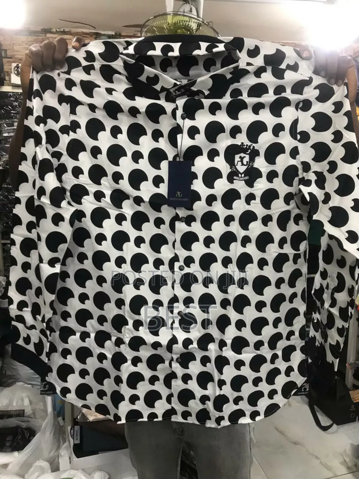Angelo Galasso High Quality Luxury Shirts Avl. As Seen 100%