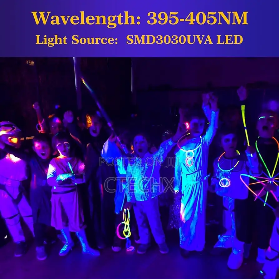 100w Led Uv Black Light, Glow in the Dark. 1 Pack
