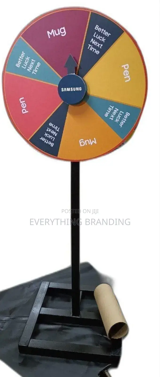 Spin Wheel Branding. $