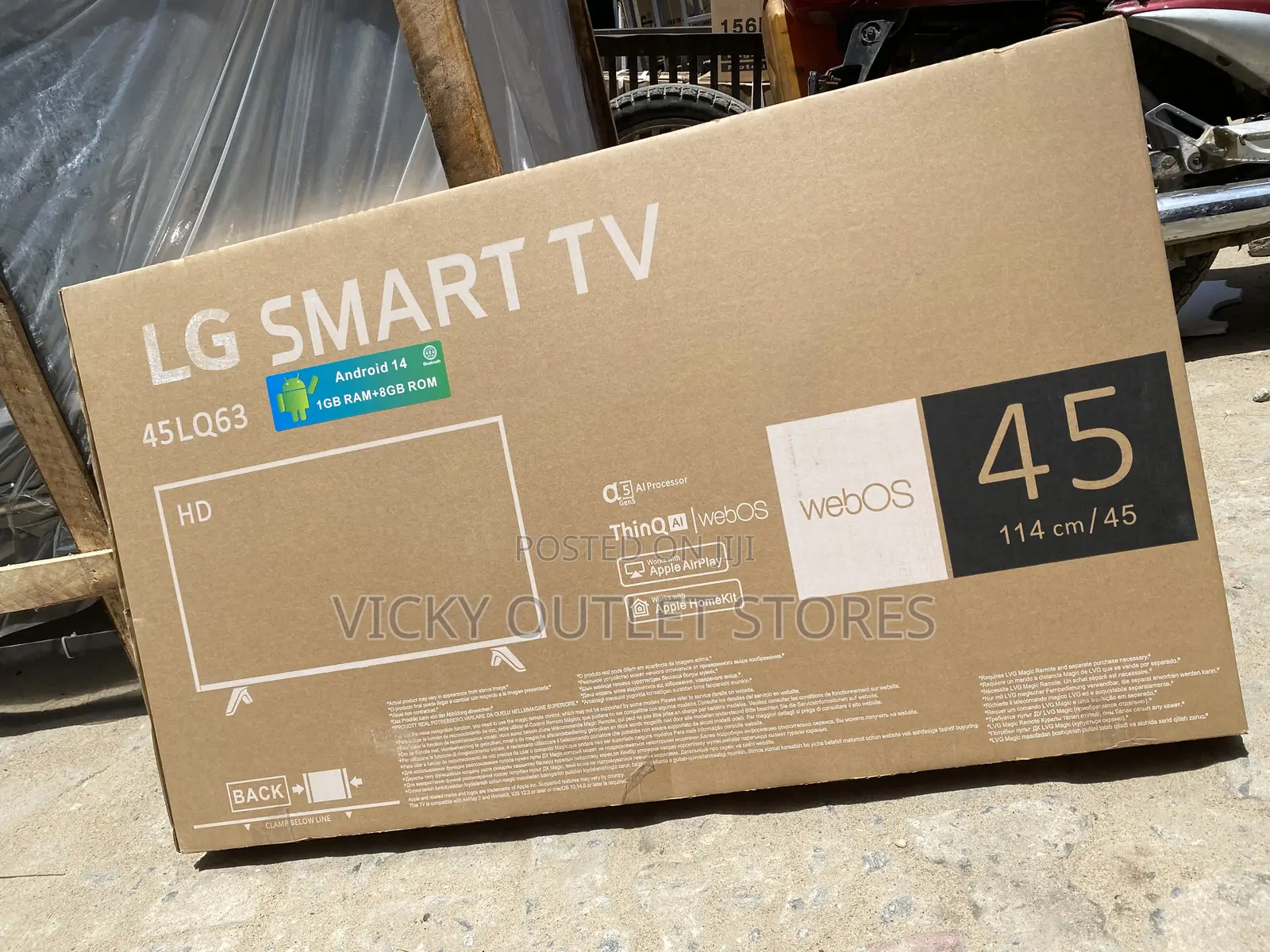 Lg 45”Android Smart Tv