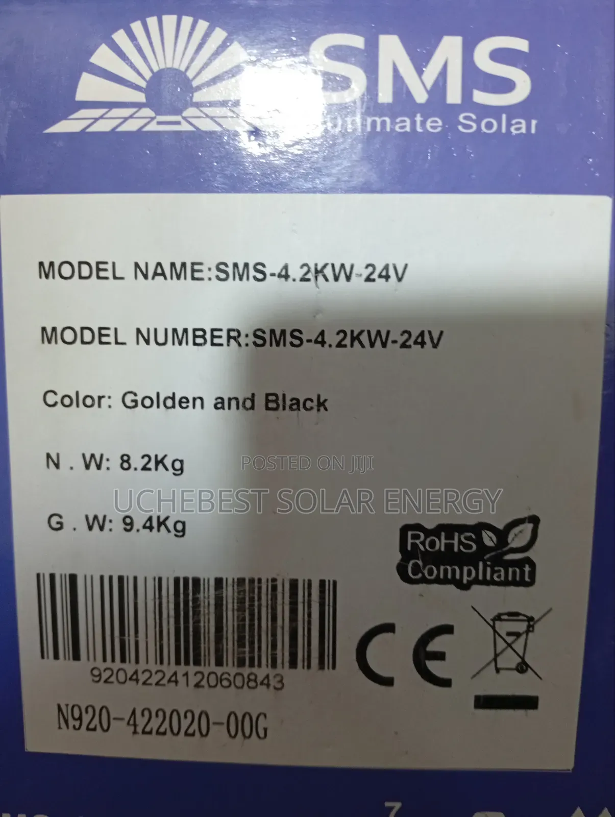 4.2kva/24 Hybrid SMS Inverter