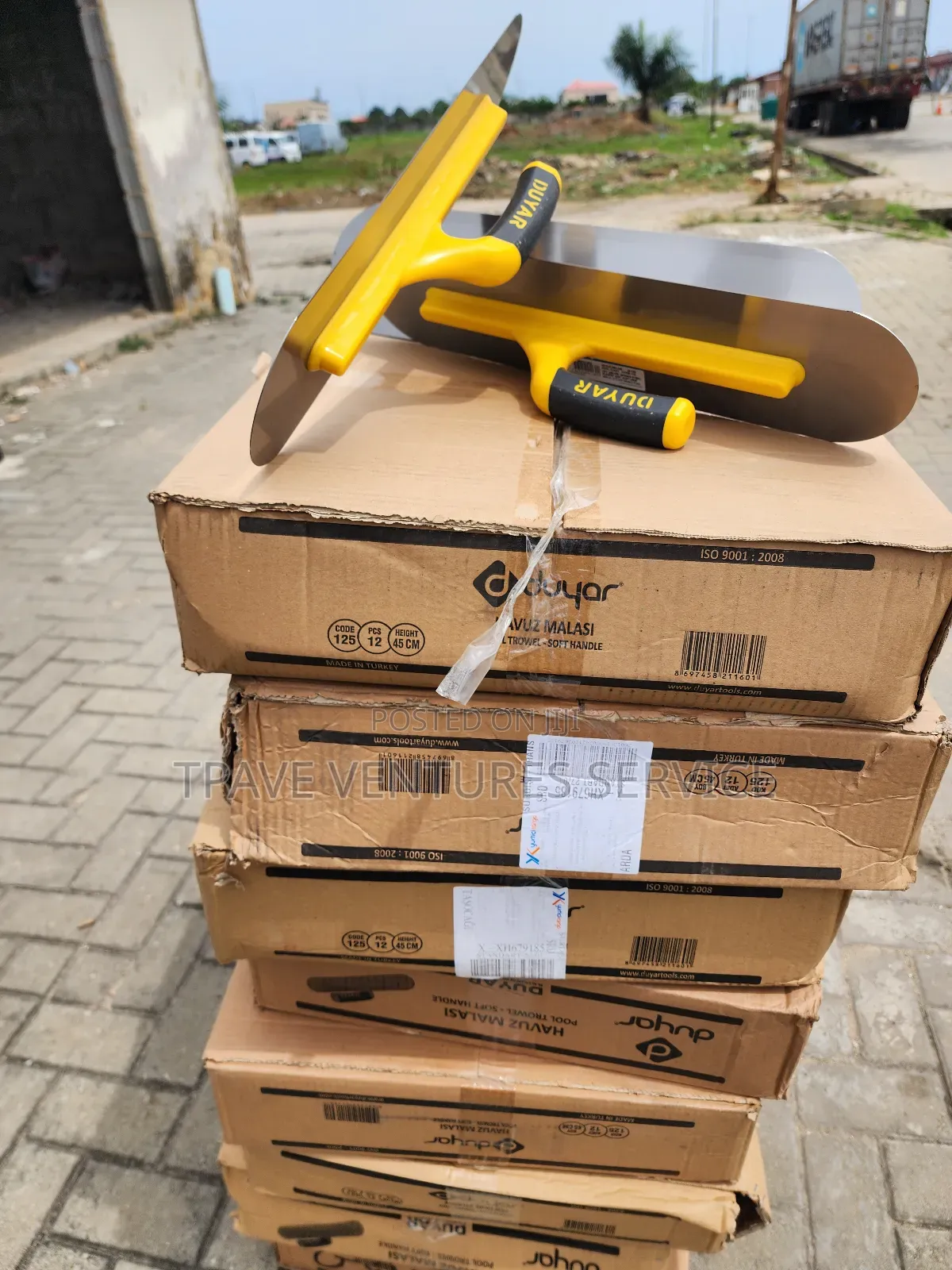 Edger and Shinning Trowel for Stamped Concrete Floor