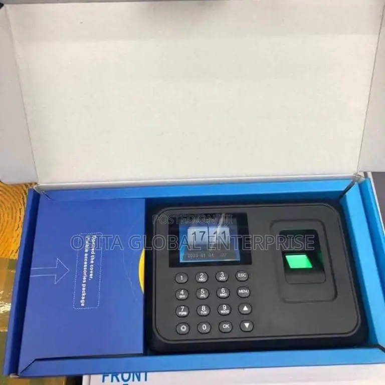Biometric Time Attendance Fingerprint Machine Inbuilt Batery