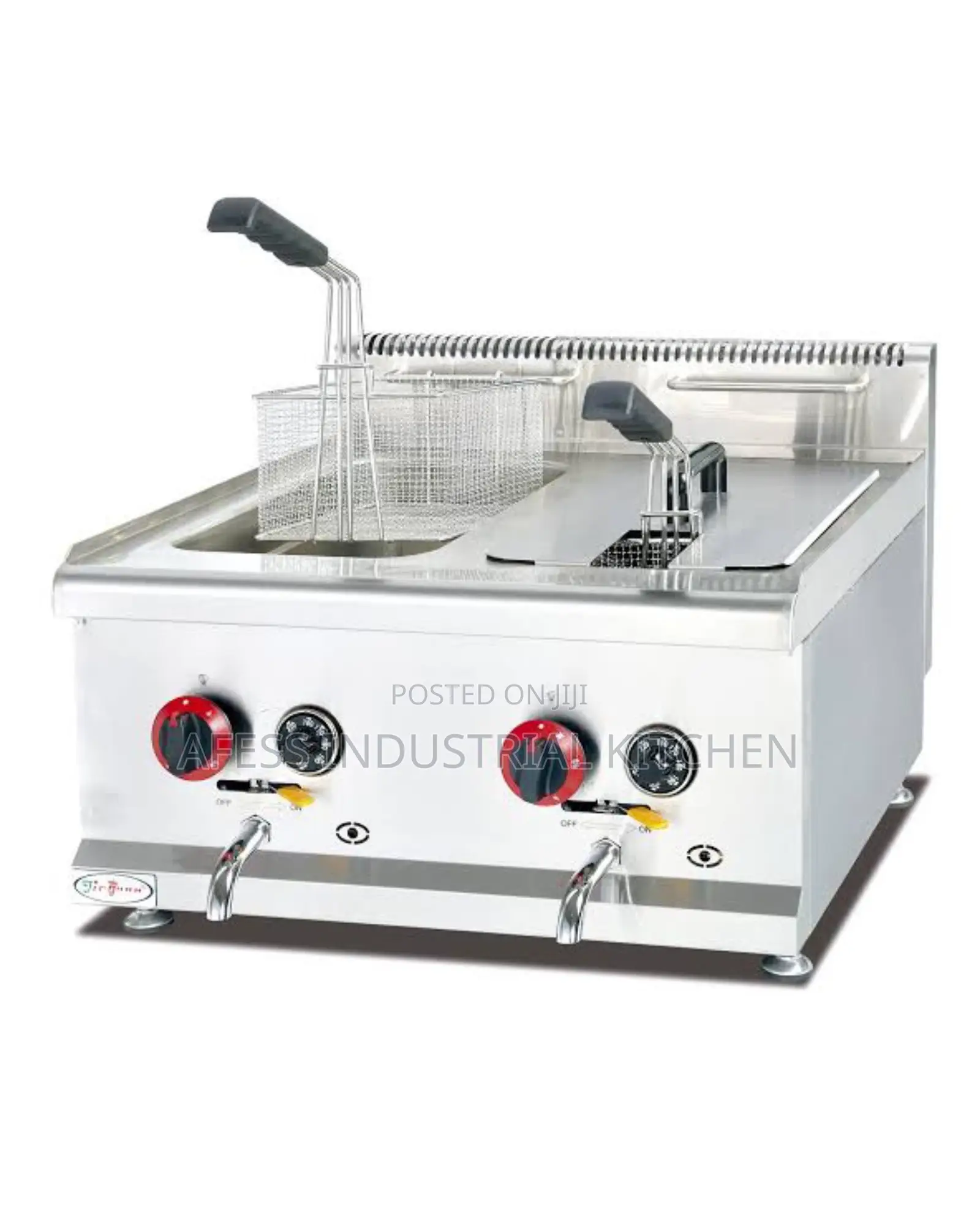 Commercial Standing Gas Fryer (2 Tank, 2 Basket)