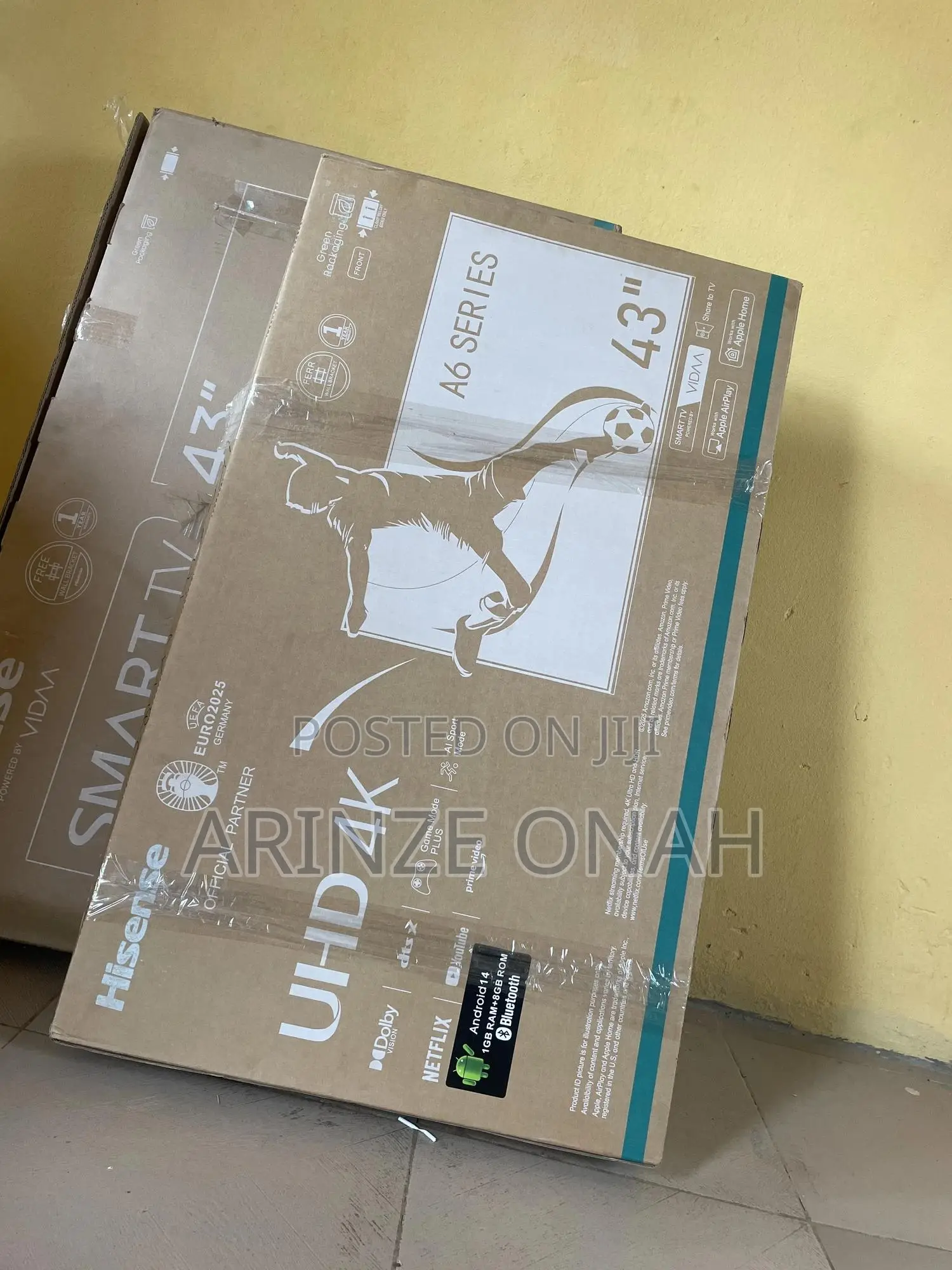 Hisense 43” Inches Smart Tv