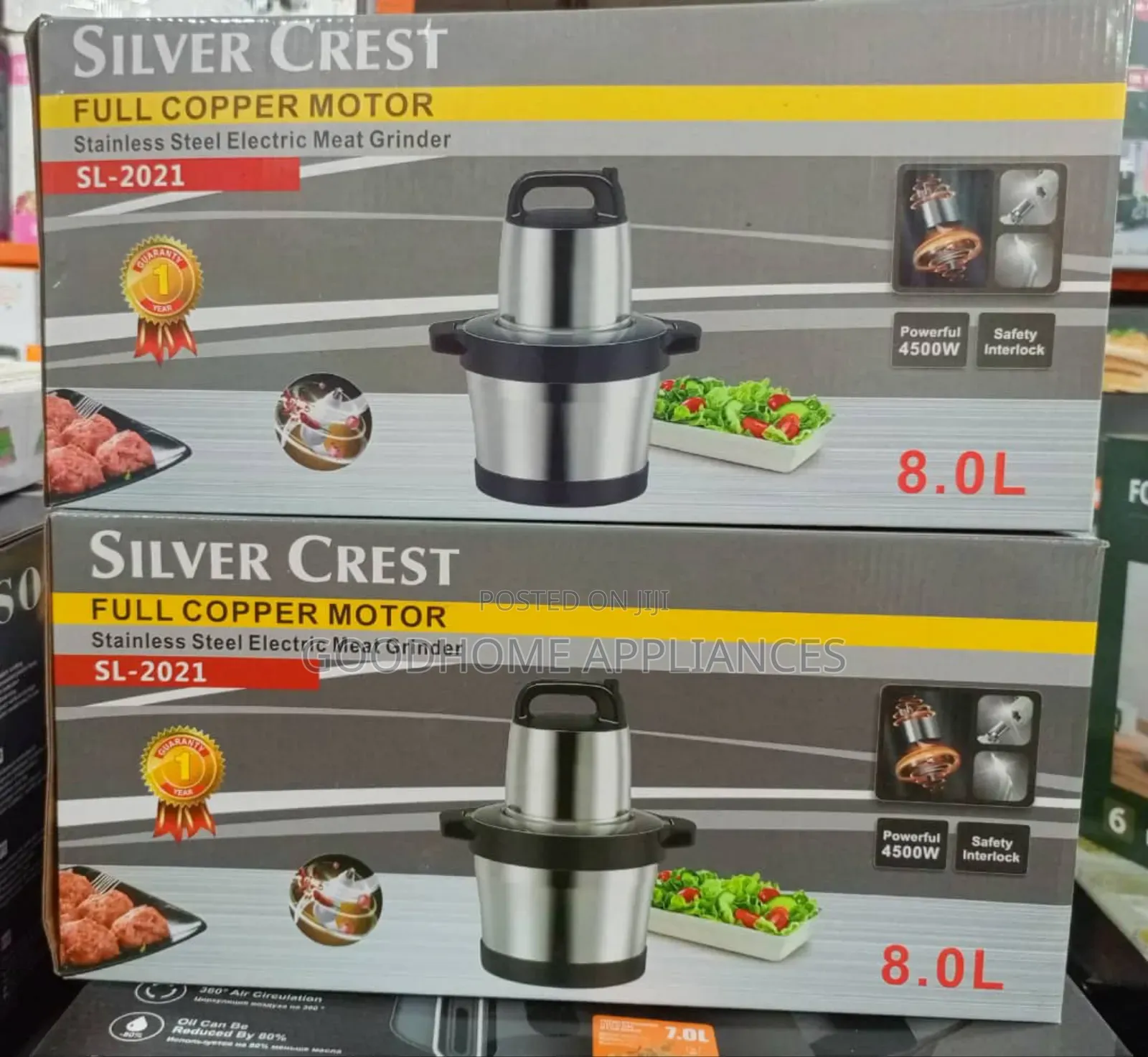 Silver Crest Full Copper Yam Pounder 8l
