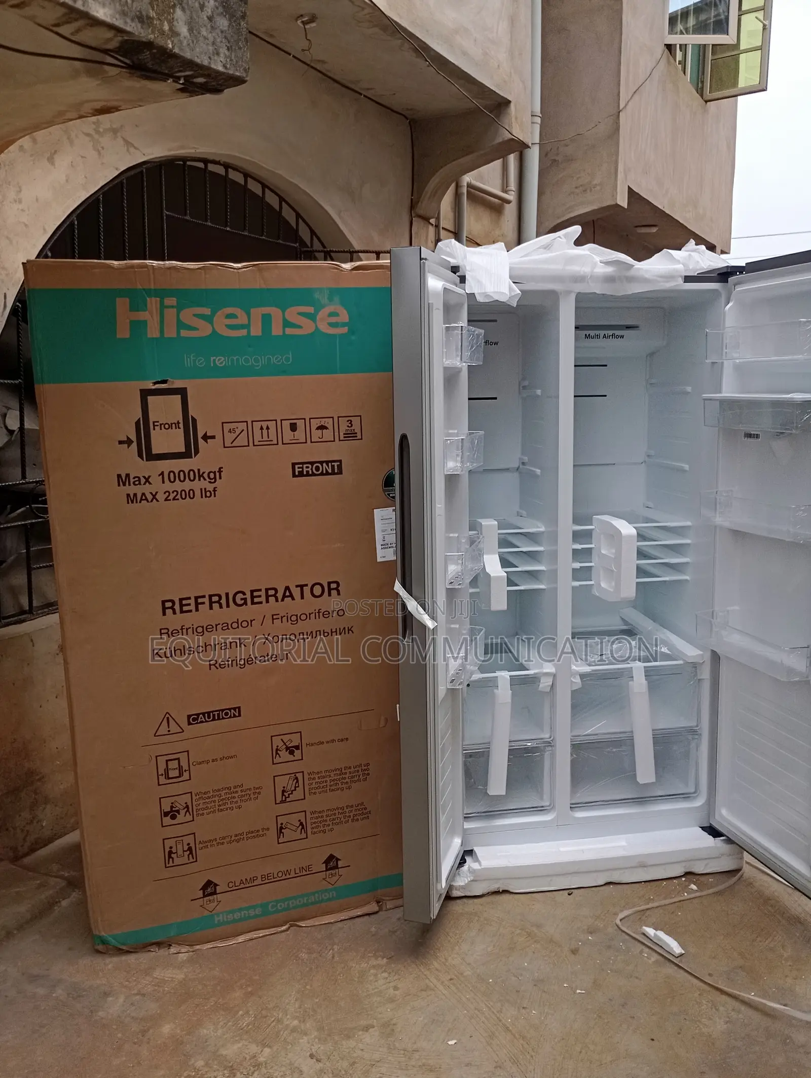 Hisense Chill Freeze Side by Side Refrigerator Rc 67 Ws