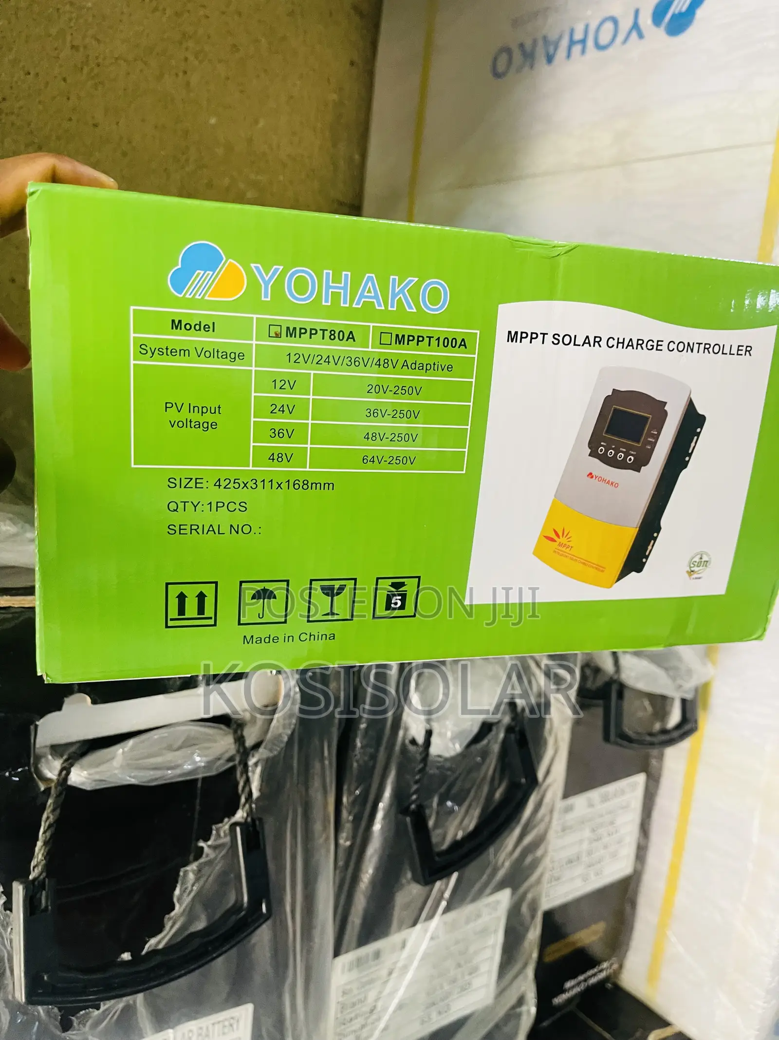 80ah 12/24/36/48v Yohako Solar Charge Controller