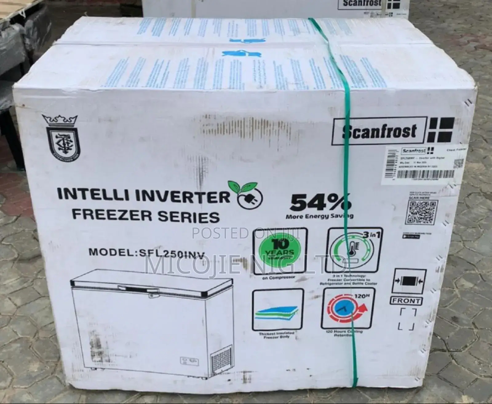 Scanfrost Inverter Chest Freezer 250l