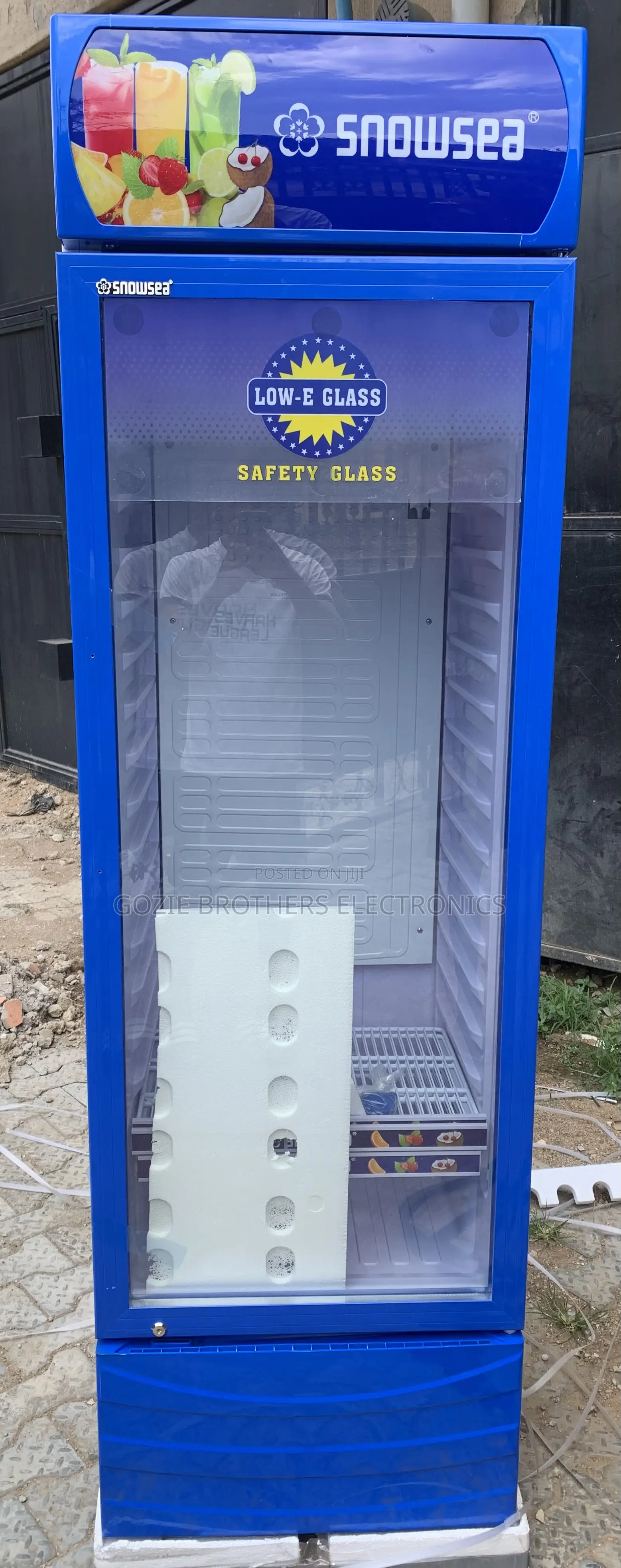 Snowsea Standing Chiller 400liters (Blue Color)