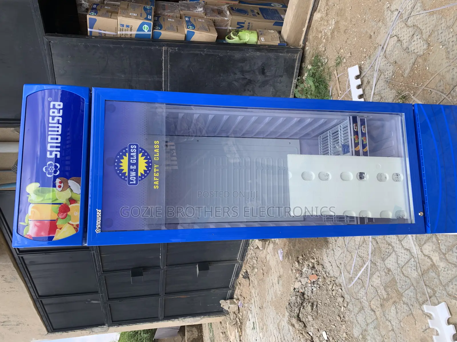 Snowsea Standing Chiller 400liters (Blue Color)