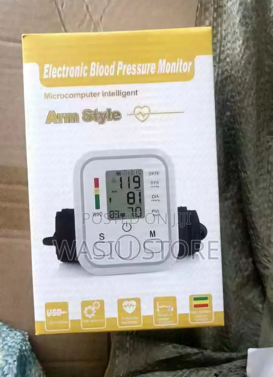 Arm Style Electronic Blood Pressure Monitor