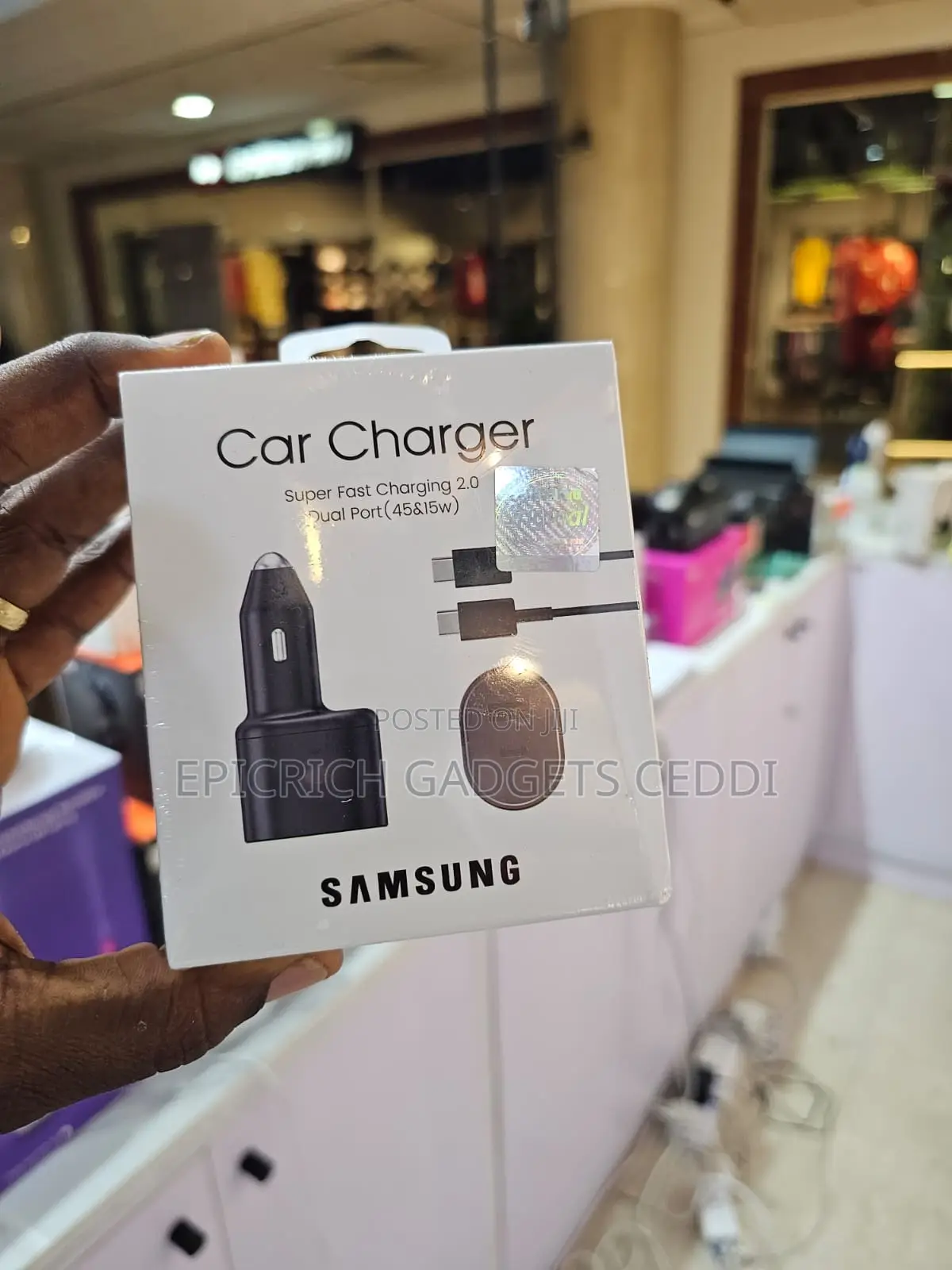 Samsung Super Fast Car Charger With Two Port