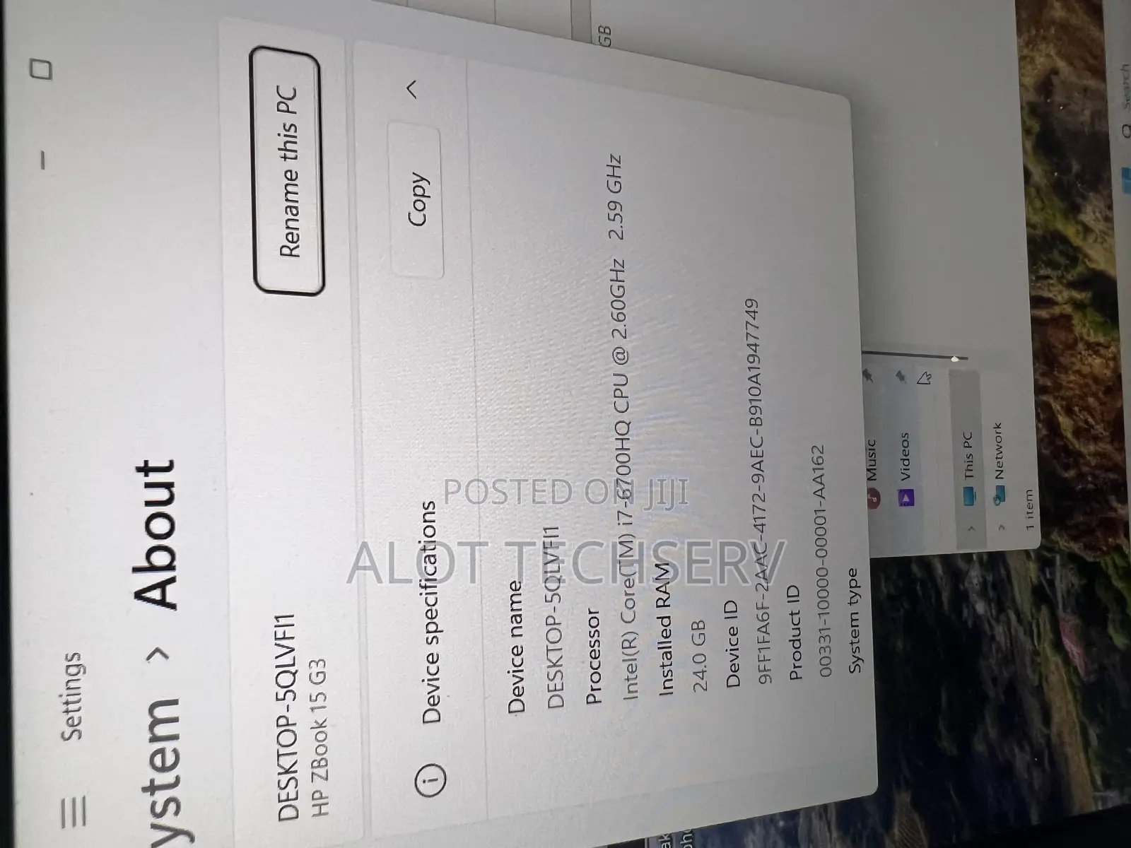 Laptop HP ZBook Studio G3 24GB Intel Core I7 SSD 512GB