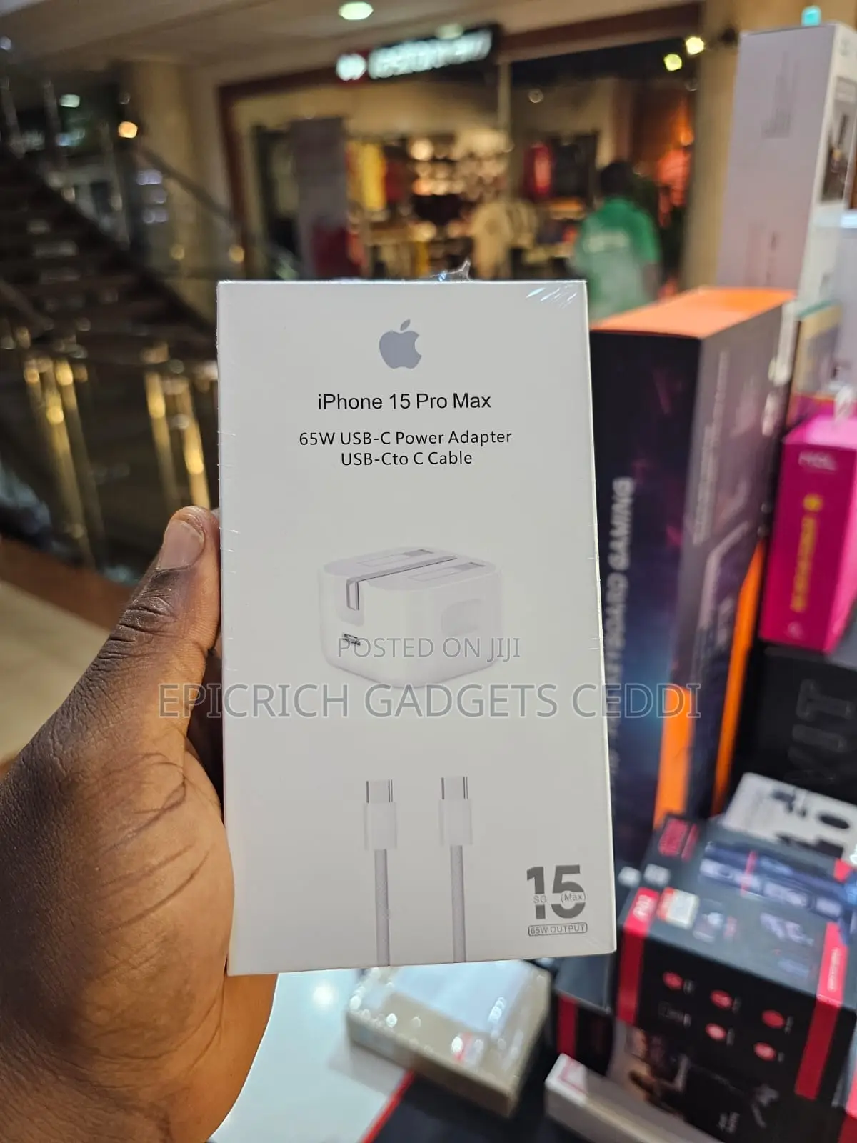 iPhone 15 Promax 65w Usb C to C Charger