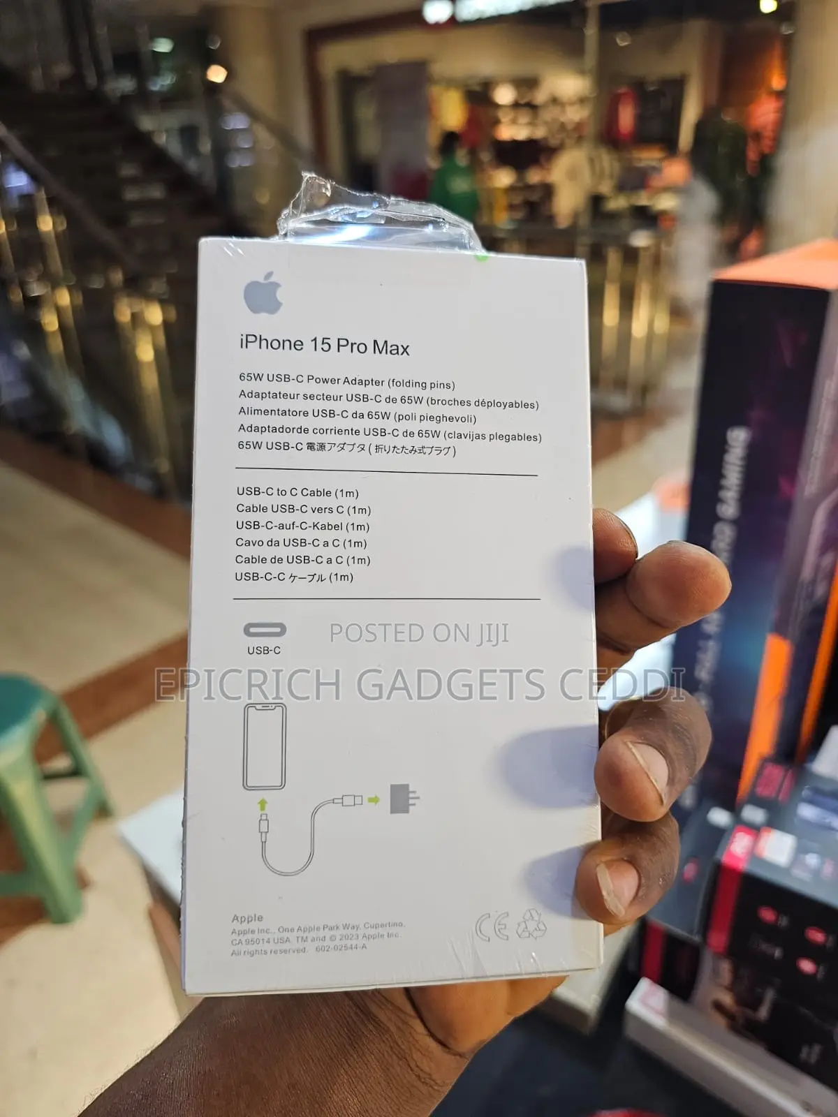 iPhone 15 Promax 65w Usb C to C Charger