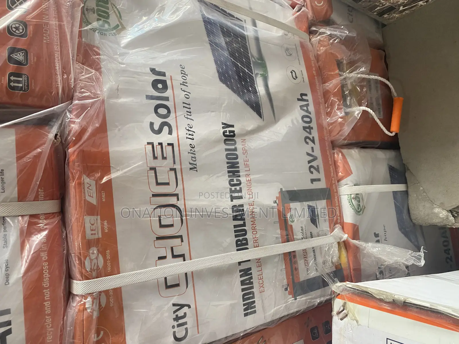 240ah 12v Choice Solar Tubular Battery
