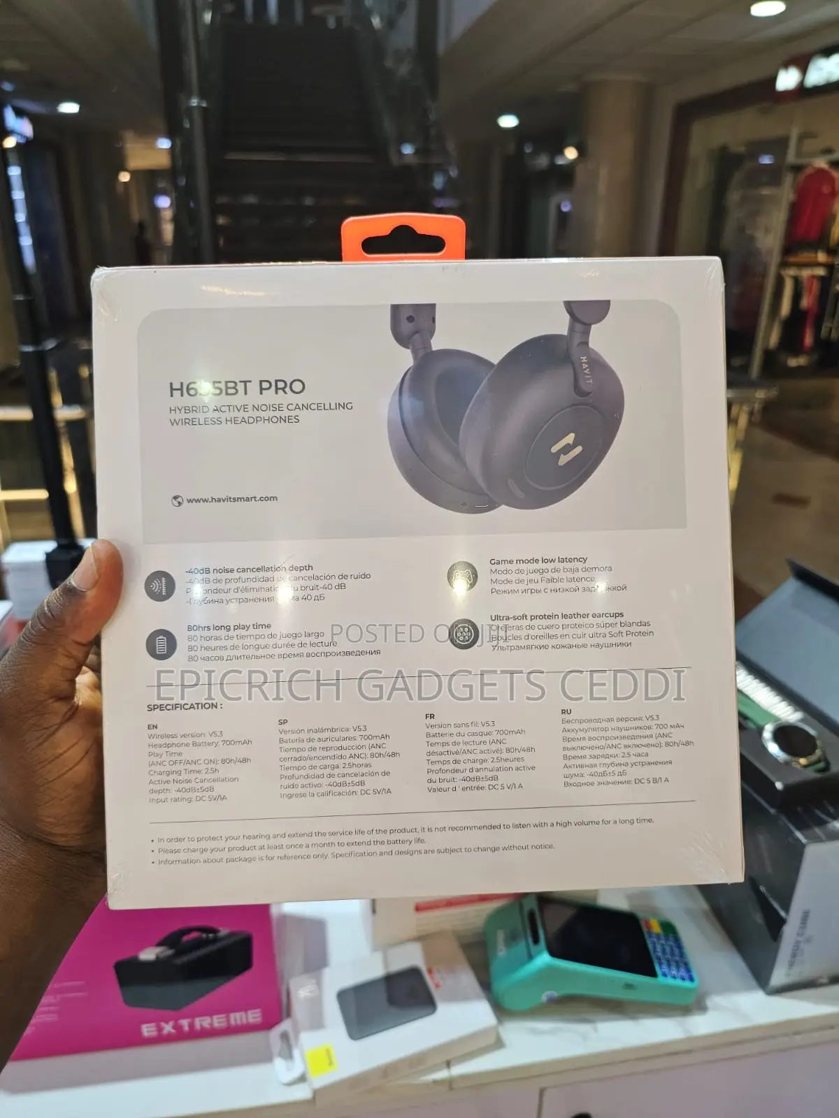 Havit Hybrid Active Noise Cancellation Headphone