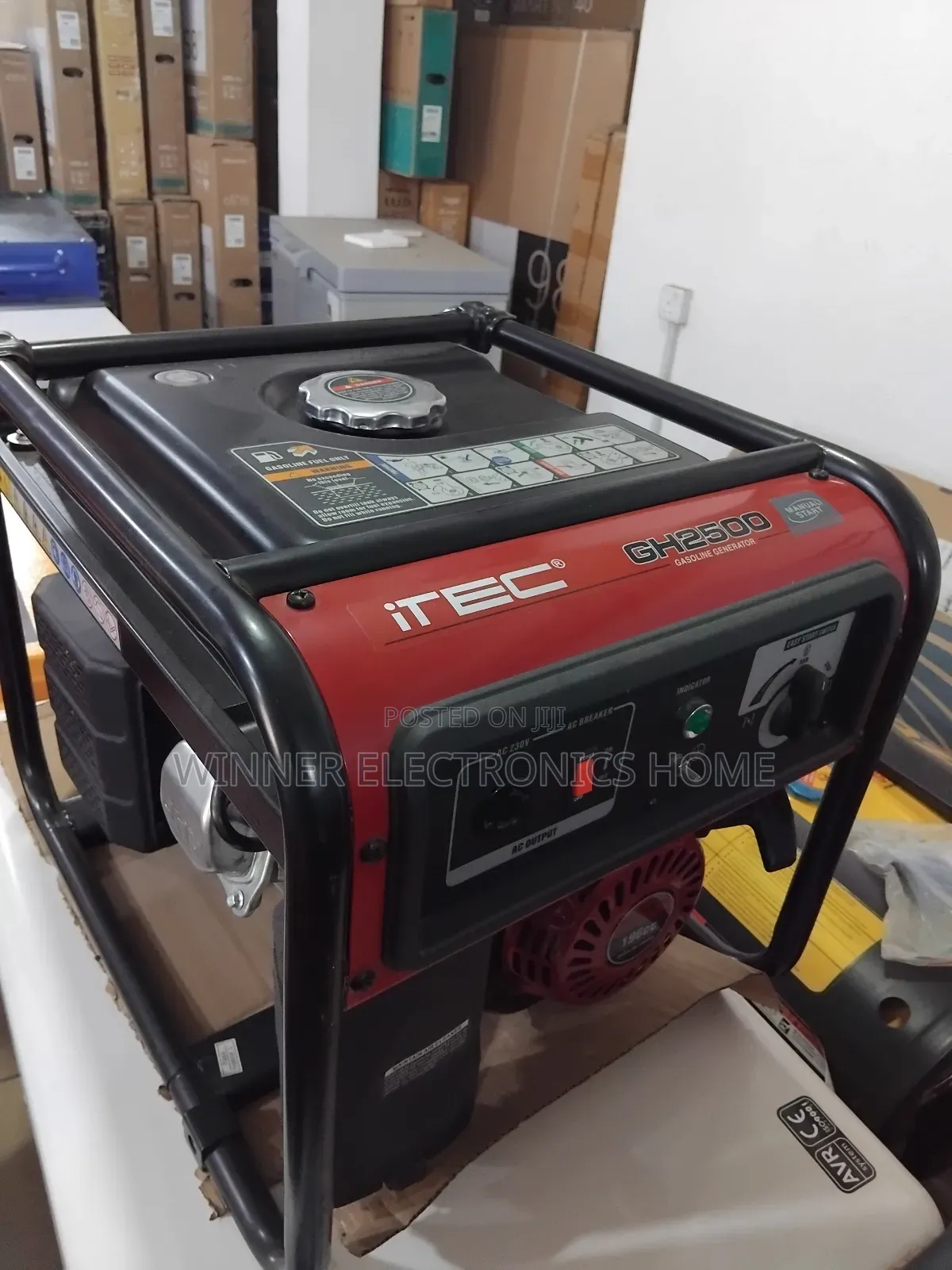 3itec 3.5kva Manual Petrol Generator 100% Copper Coil