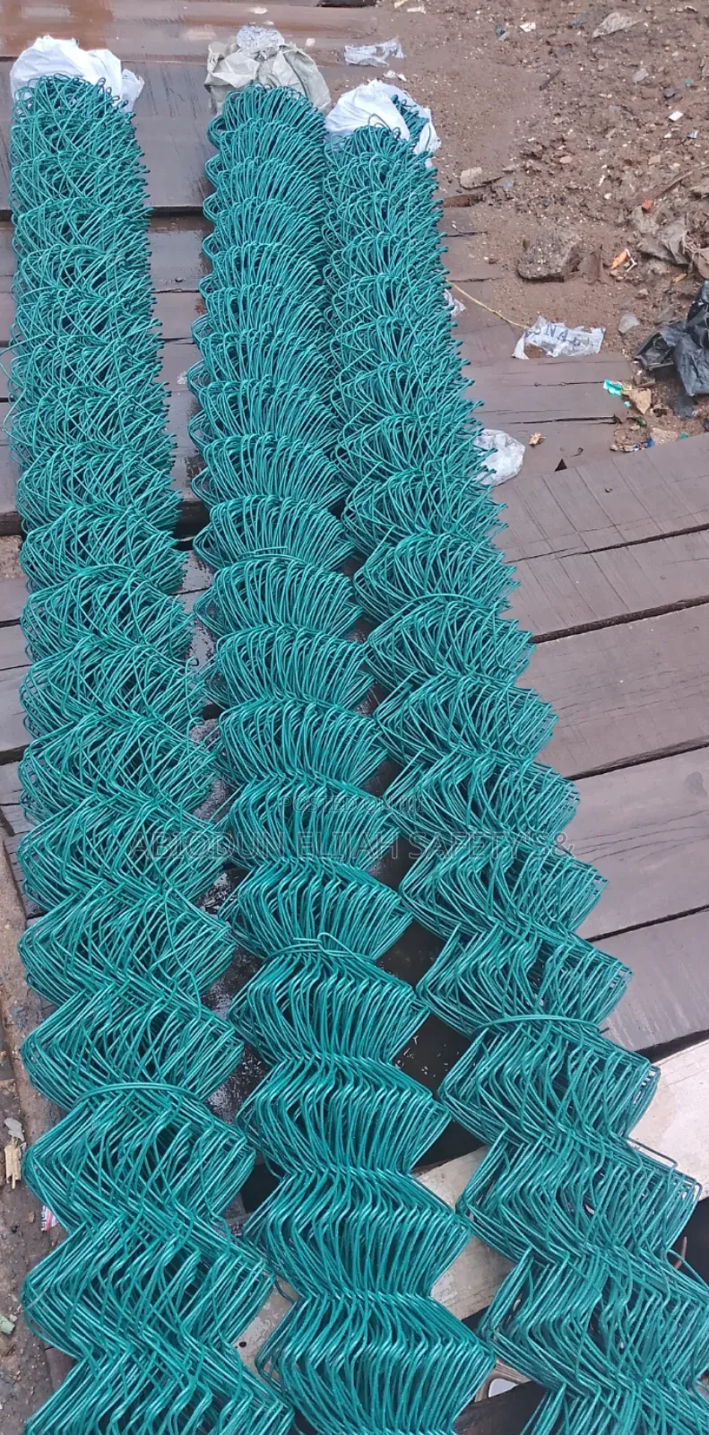 Coated Chain Link Mesh Wire 6 Feet by 12 Meters