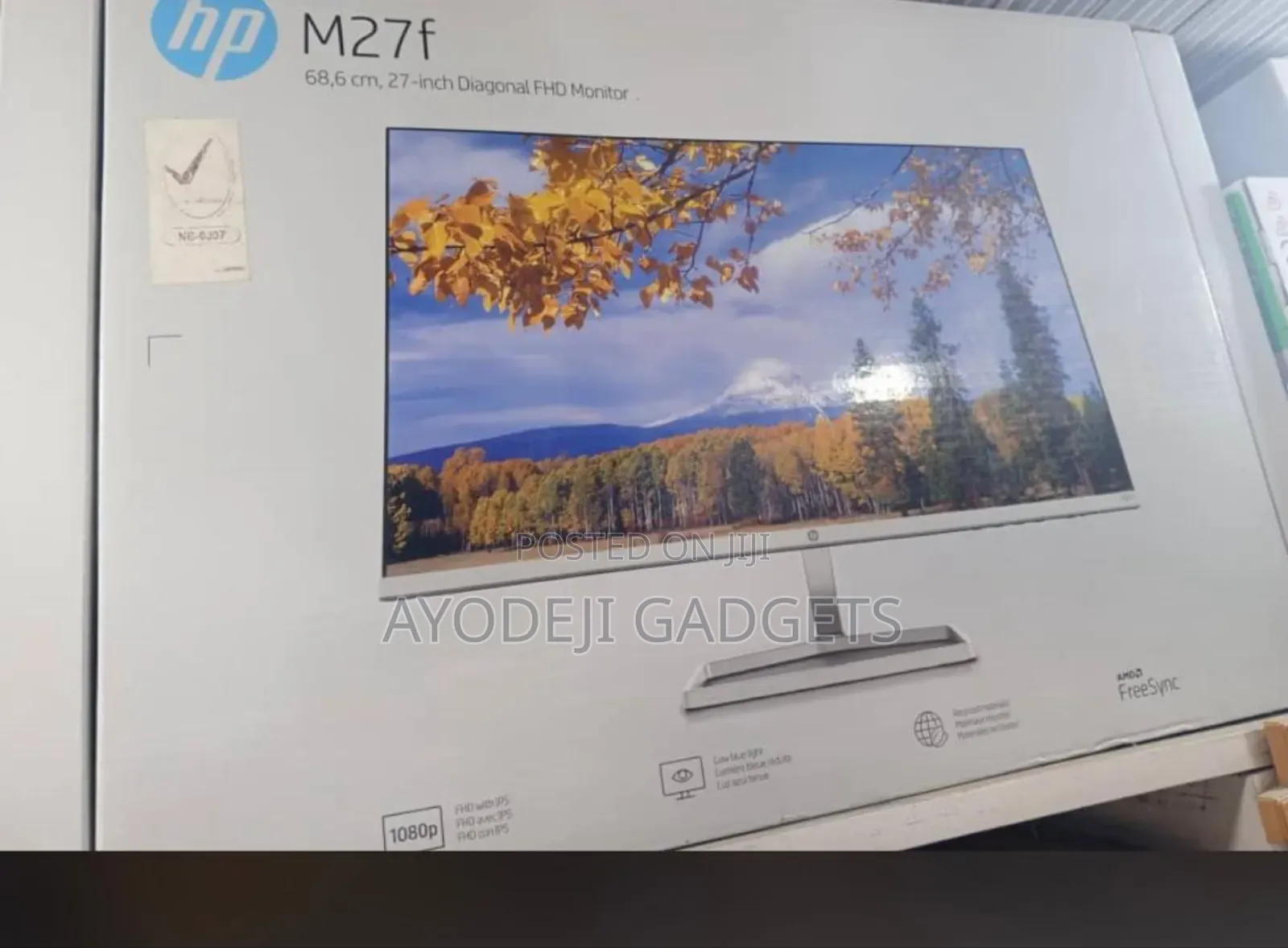 Hp M27f Display, Ips, Hdmi Monitor
