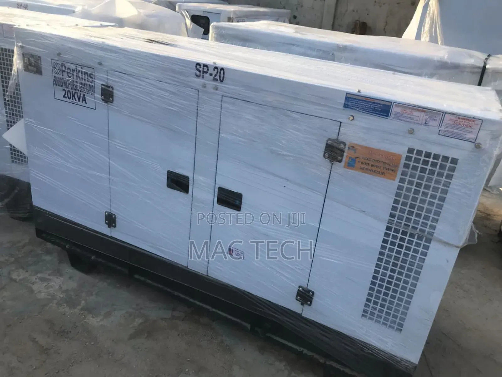 Perkins 20kva Diesel Soundproof Generator. Pure Copper