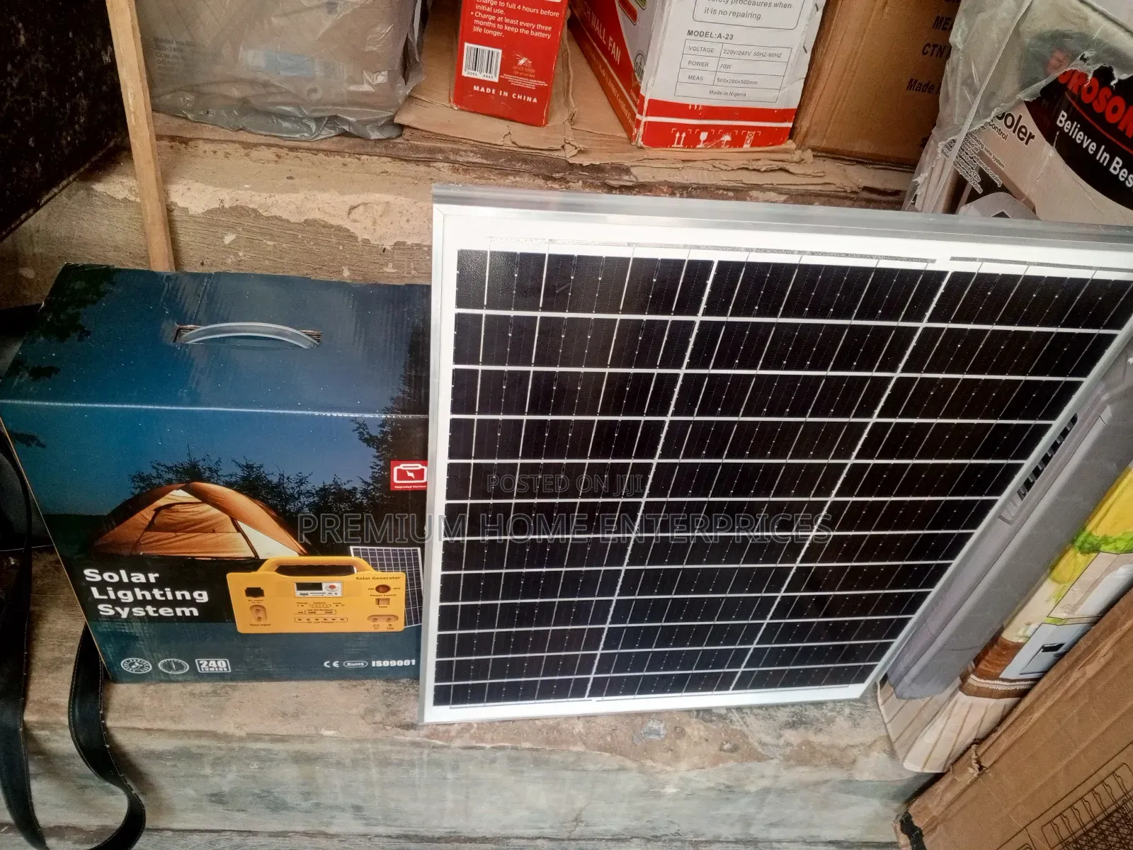 Solar Generator With Panel of 50 Watts