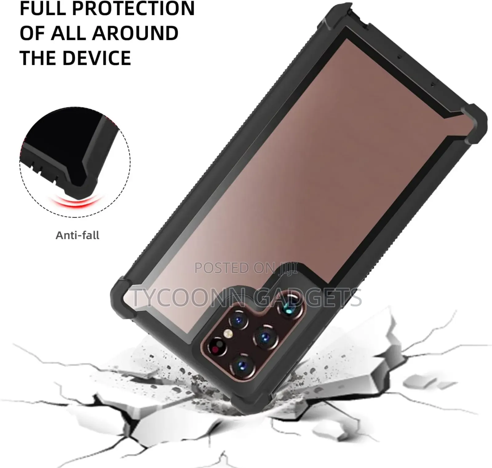 Shockproof Full Protective Case for Samsung S22s23 S24 Ultra