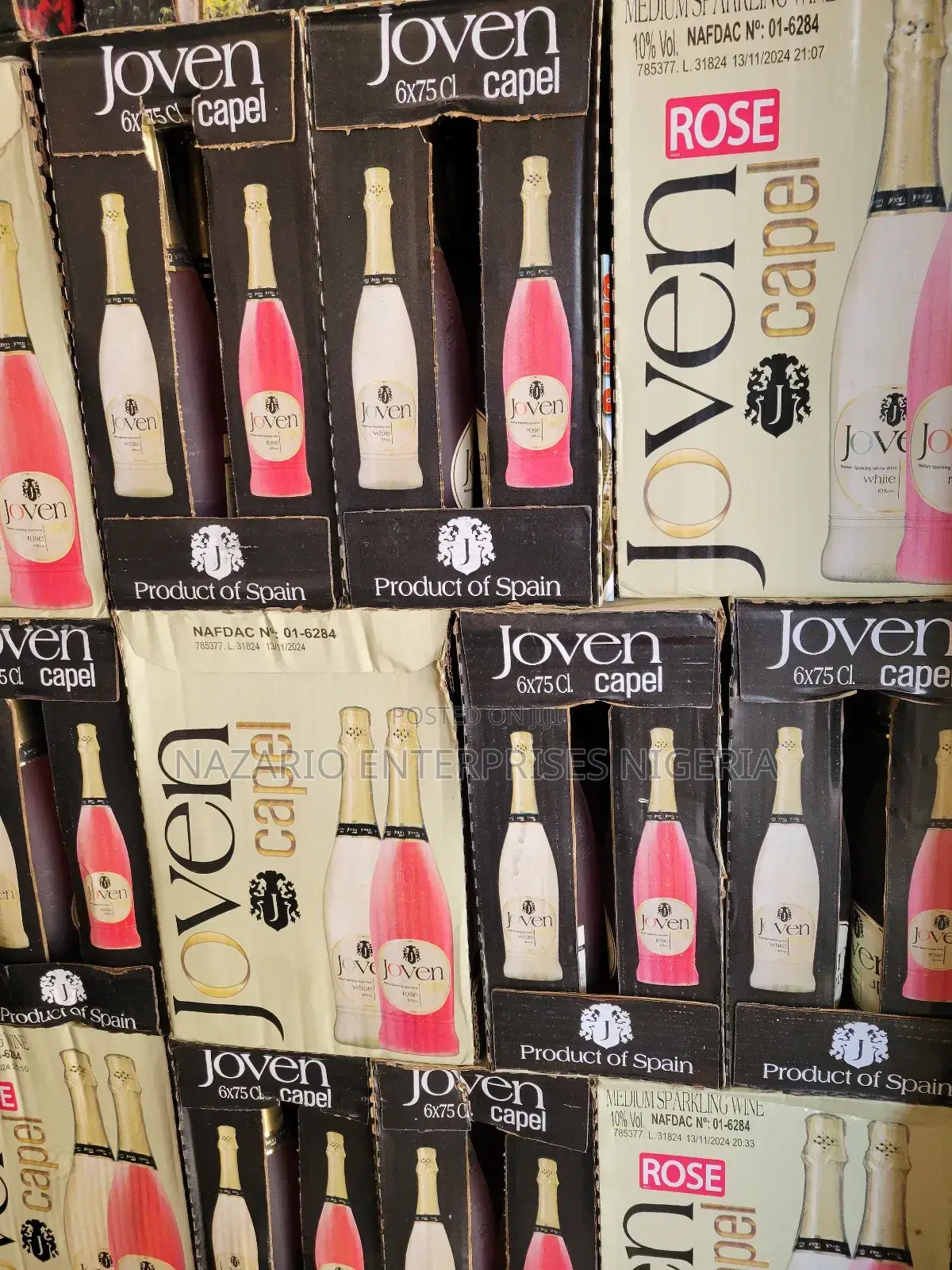 Joven Capel Sparking Rose Wine by 12 Bottles