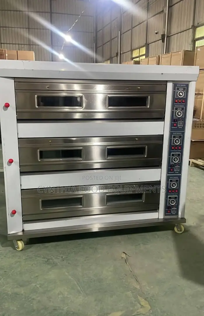 3 -Deck 9 Trays Industrial Gas Oven