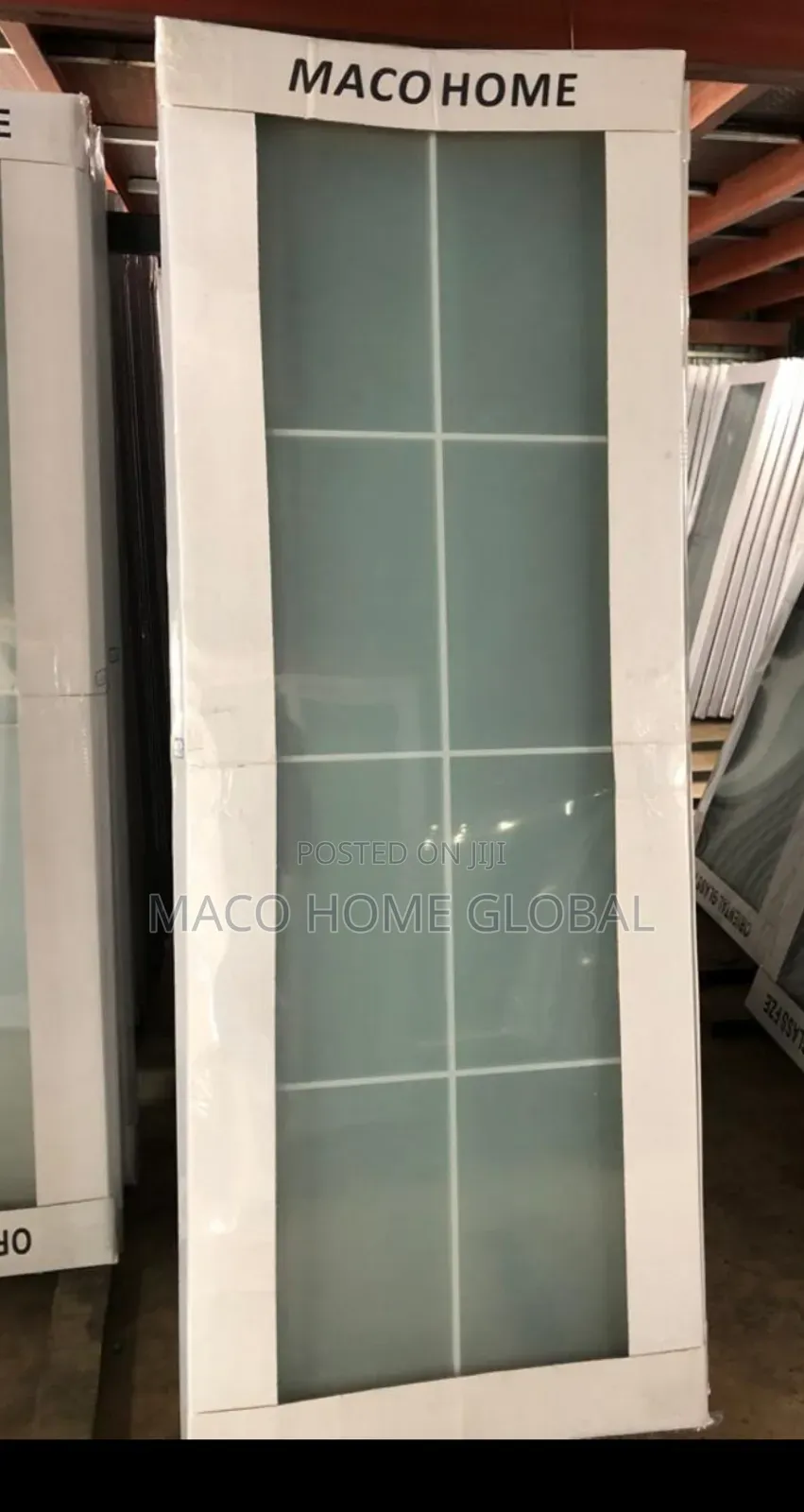 Tampered Full Glass Toilet Door