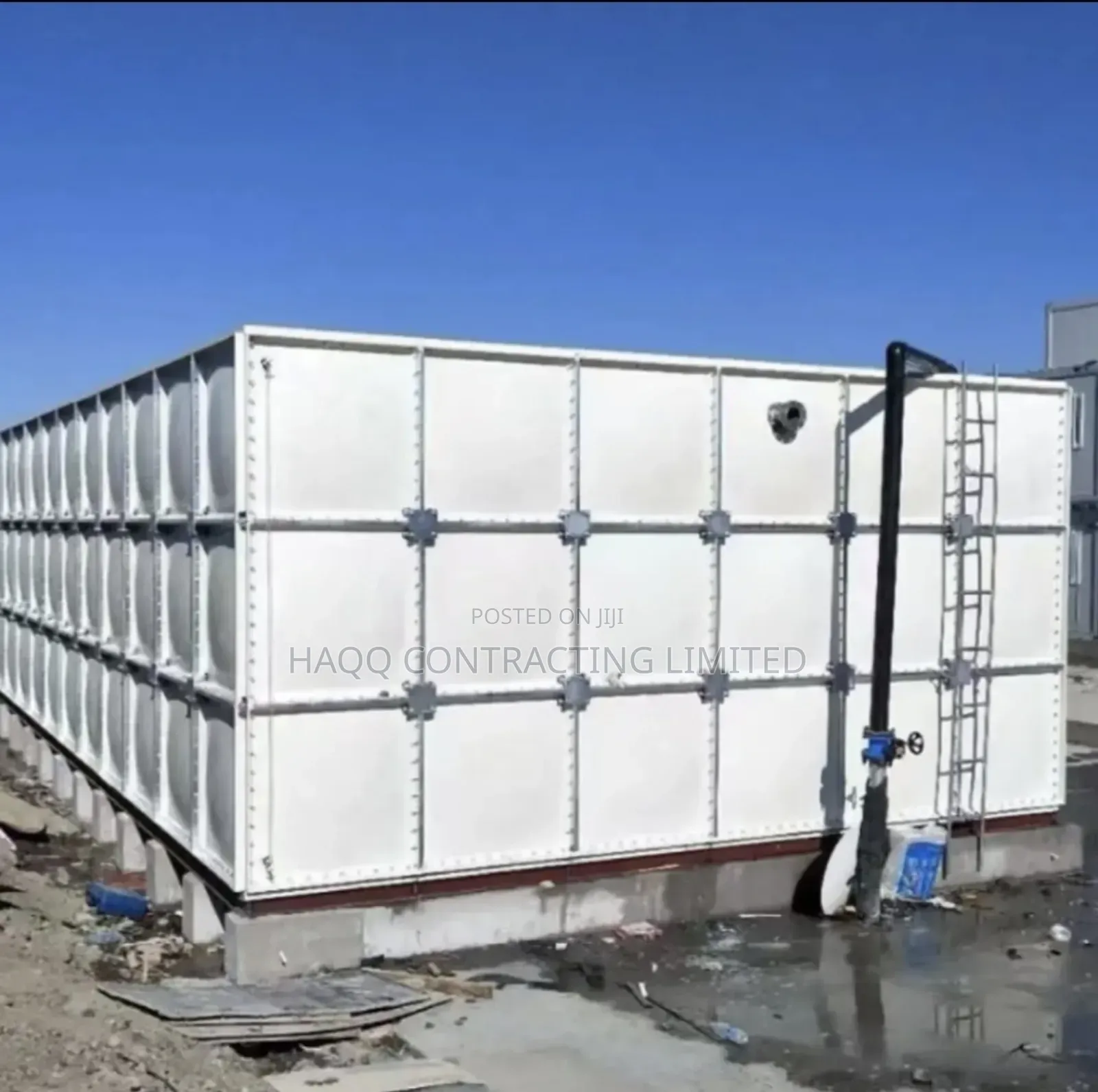 Fibreglass Water Storage Tank, 40,000 Gallons