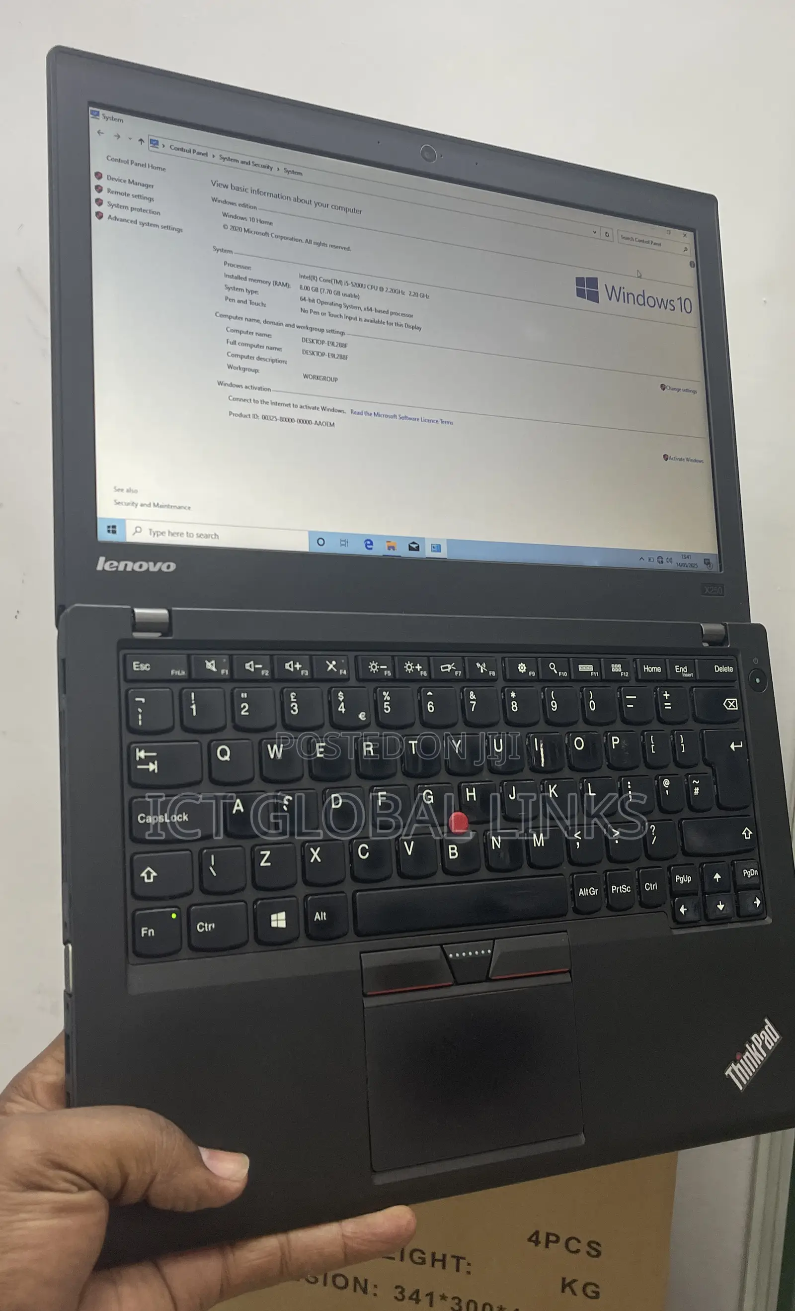 Laptop Lenovo ThinkPad X250 8GB Intel Core I5 HDD 500GB