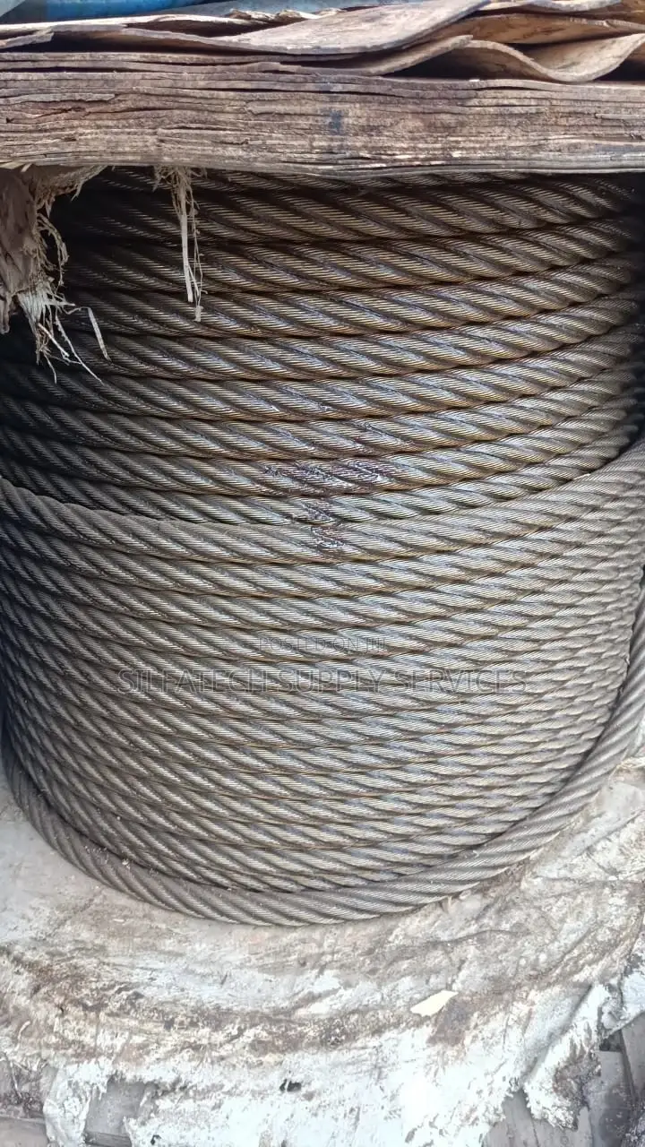 34mm Black Steel Wire Rope