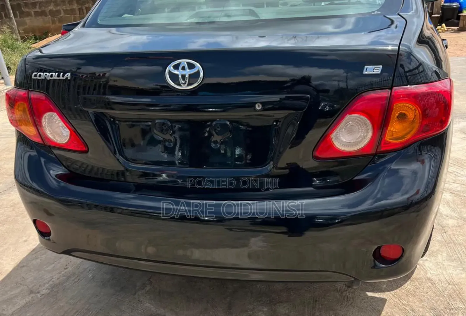 Toyota Corolla Base 4dr Sedan (1.8L 4cyl 5M) 2009 Black