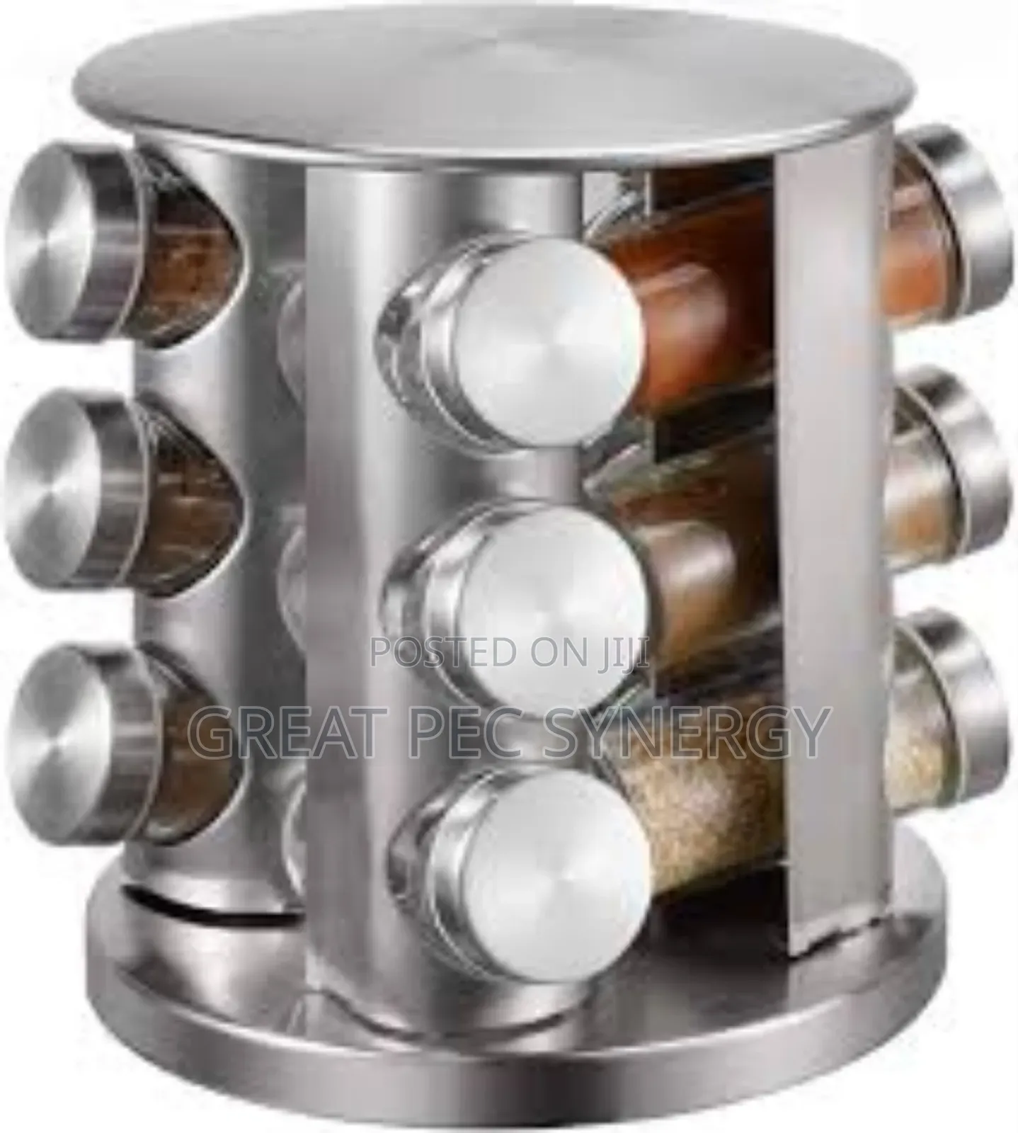 12 Jar Rotating Spice Carousel