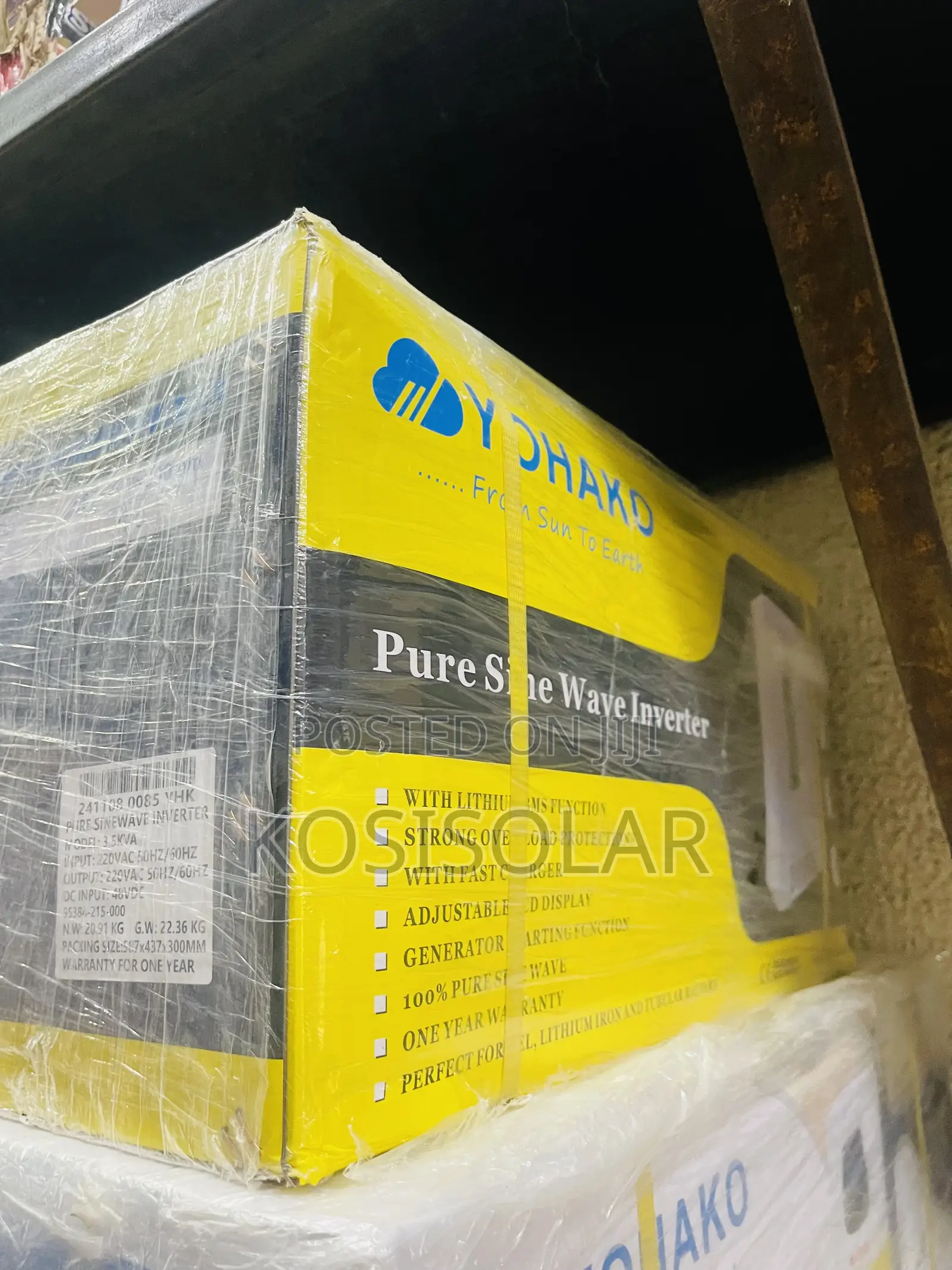 3.5kva 48v Yohako Pure Sinewave Solar Inverter