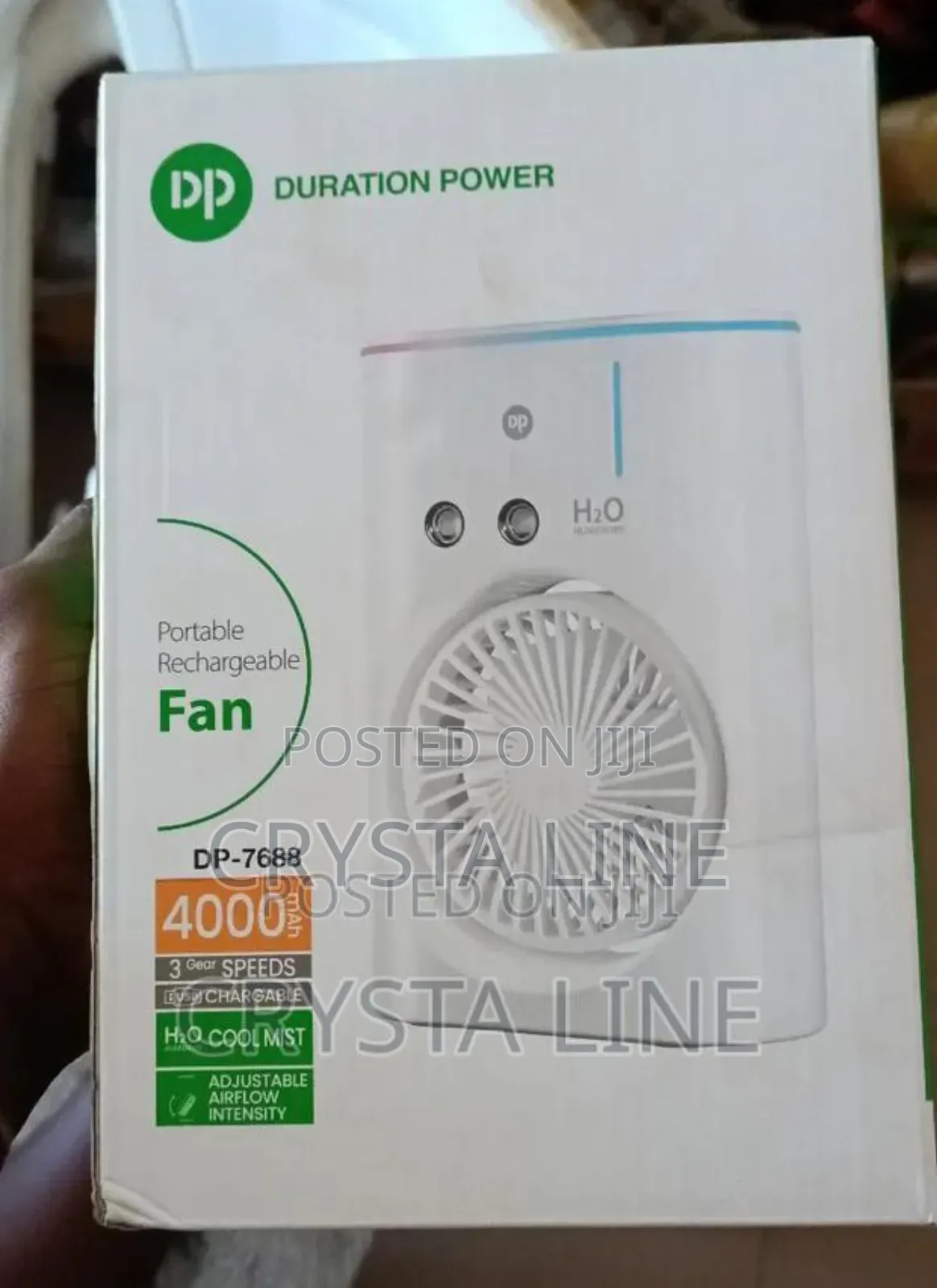 Rechargeable Water Humidifier Fan